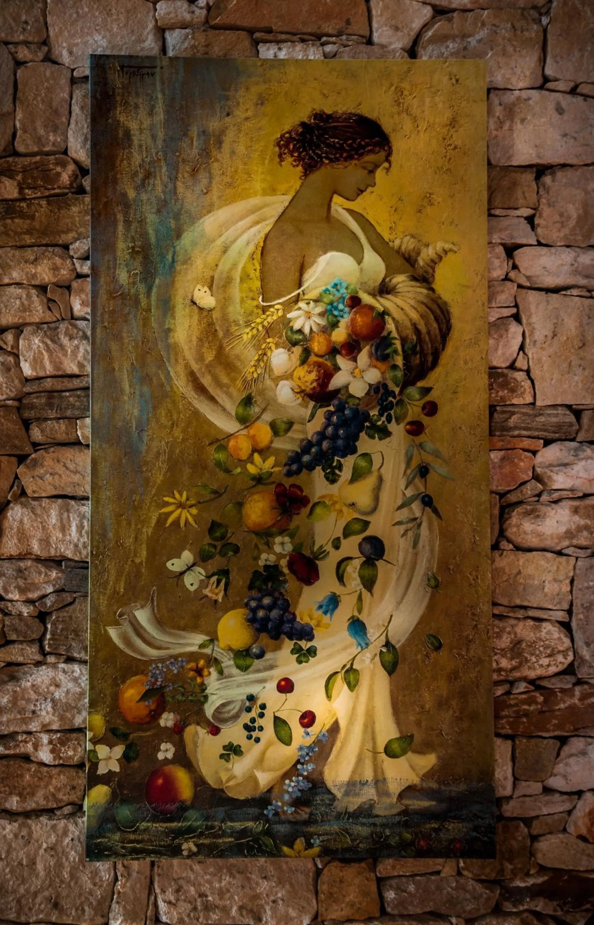 Decorative detail in Kallisti Hotel