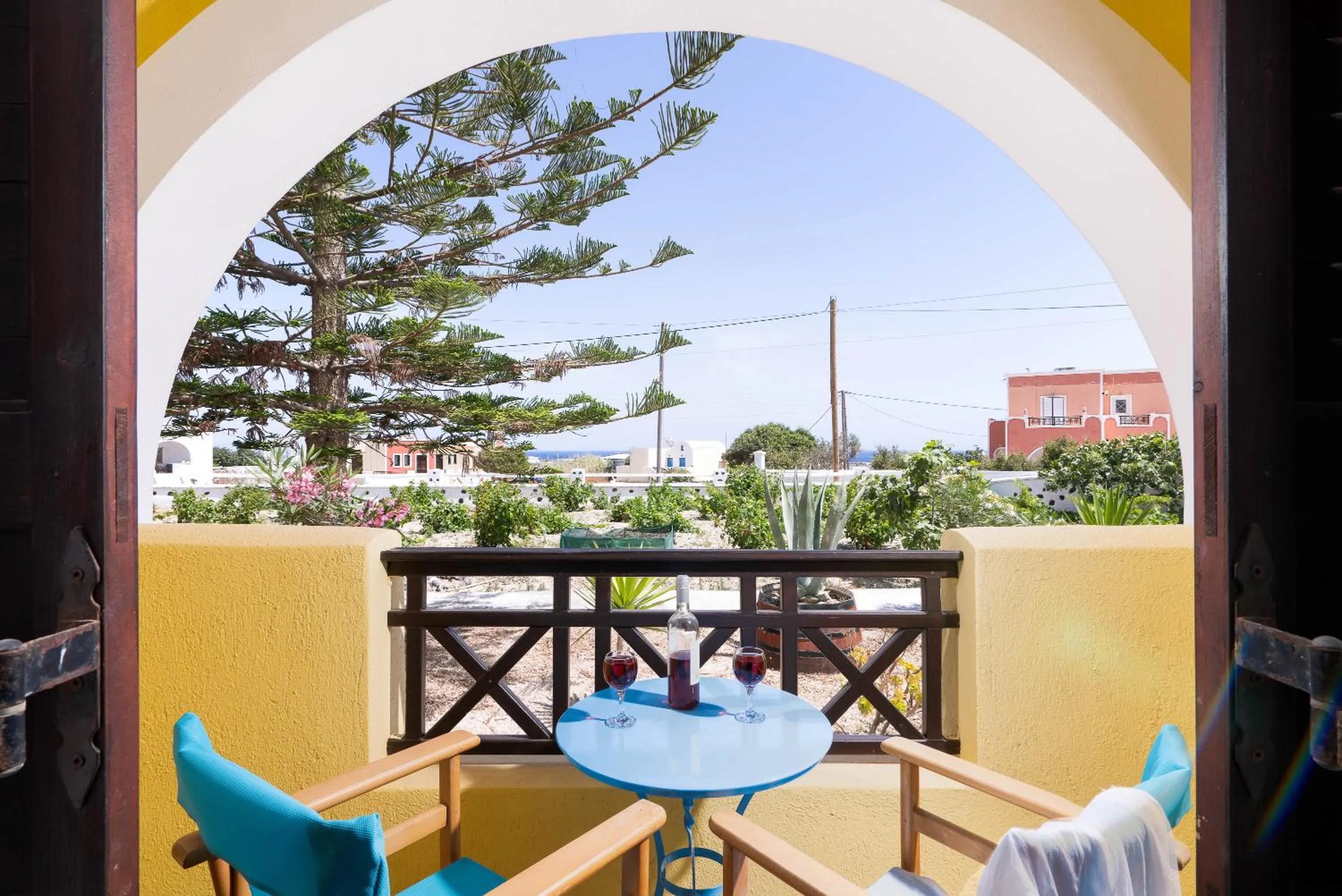 Balcony/Terrace in Mandilaria Studios