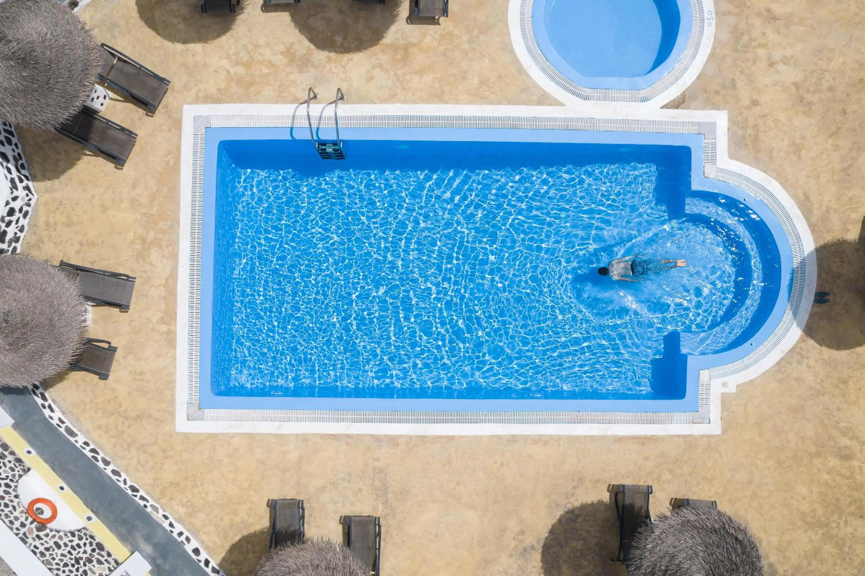 Swimming pool in Mandilaria Studios