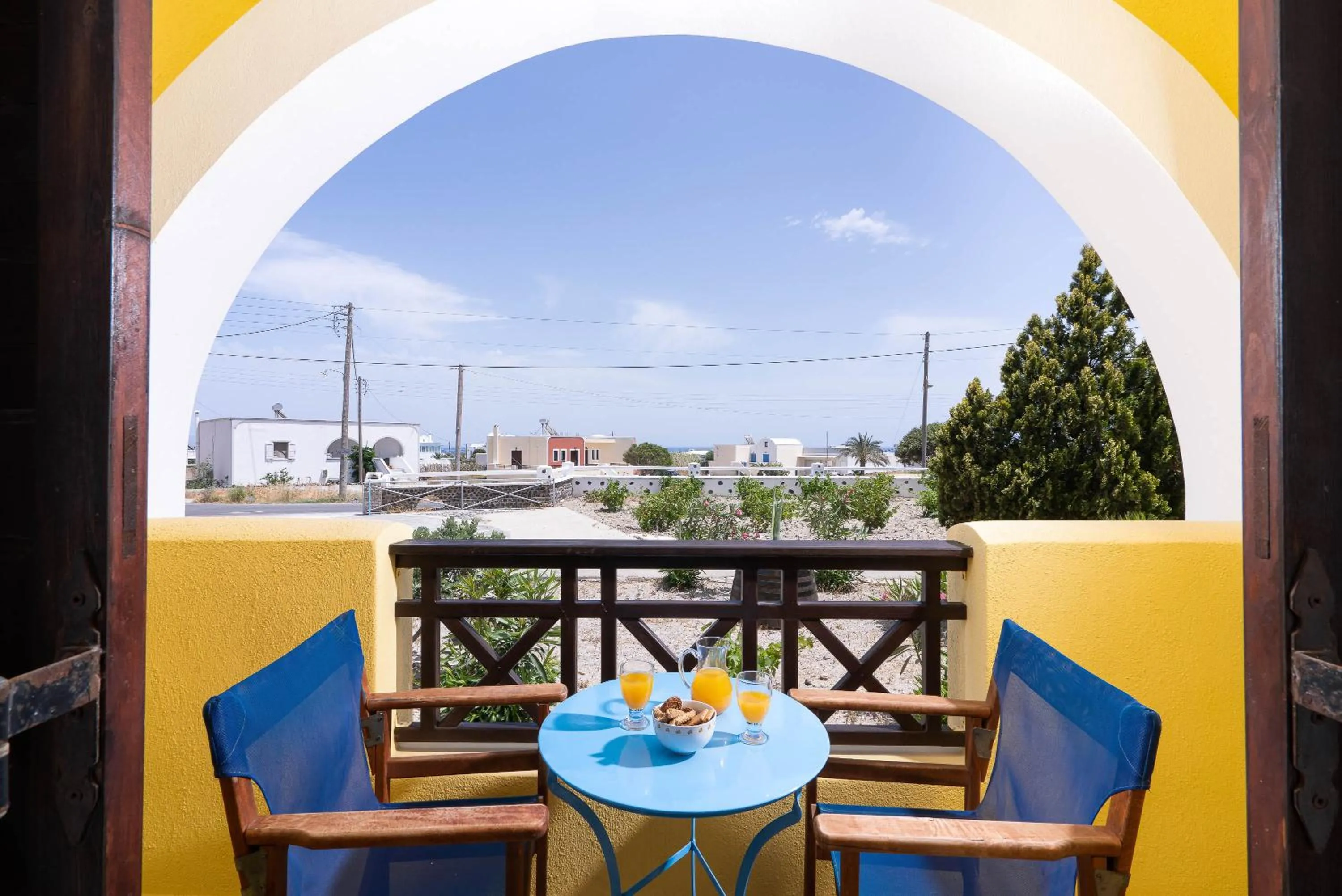 Balcony/Terrace in Mandilaria Studios