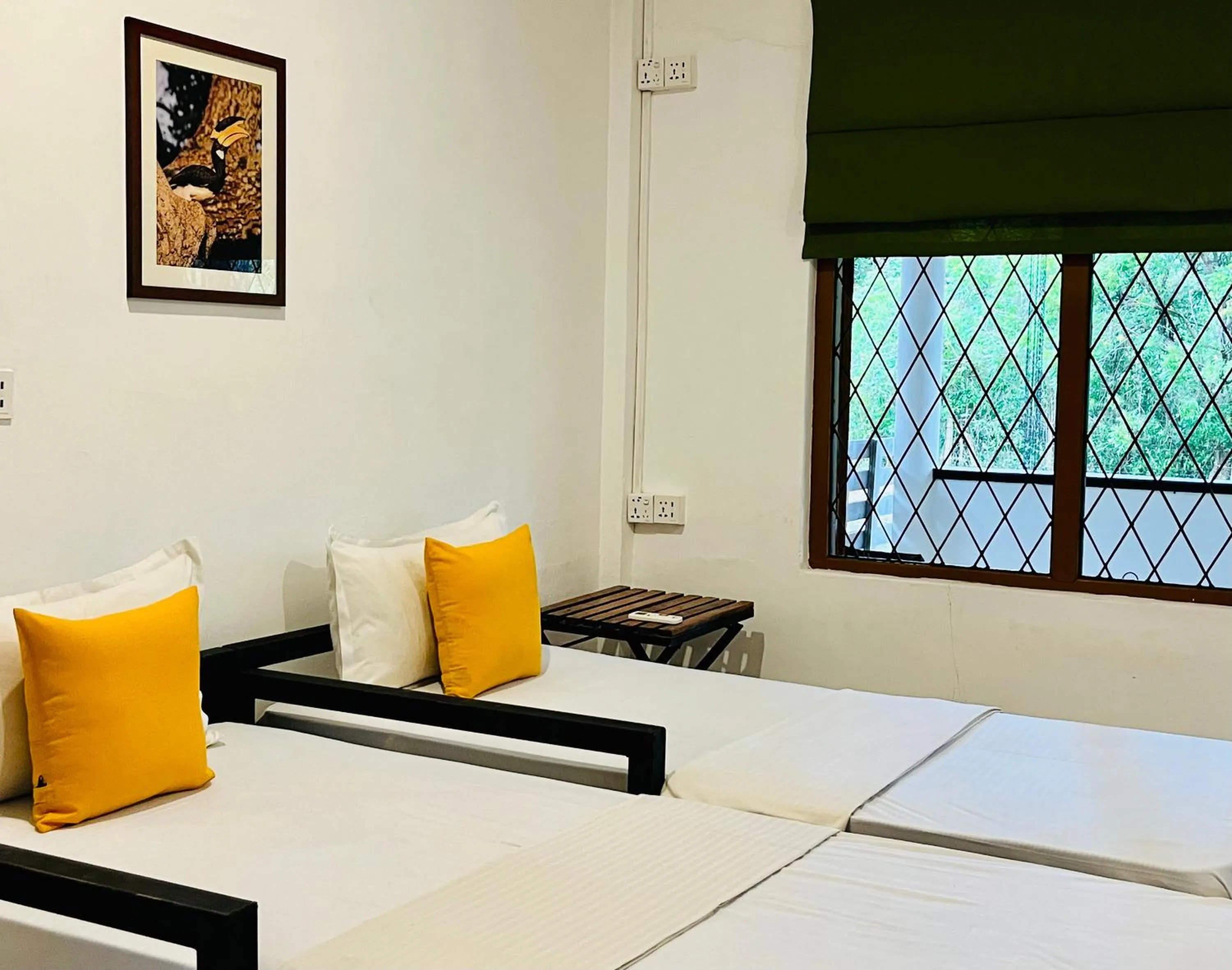 Bedroom, Bed in Funky Leopard Safari Lodge Bordering Yala National Park