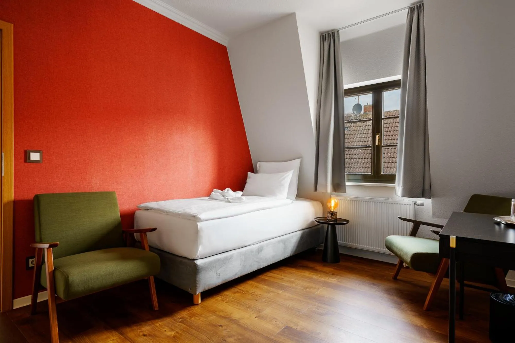 Bed in Hotel Waren-Alte Warener Zeitung