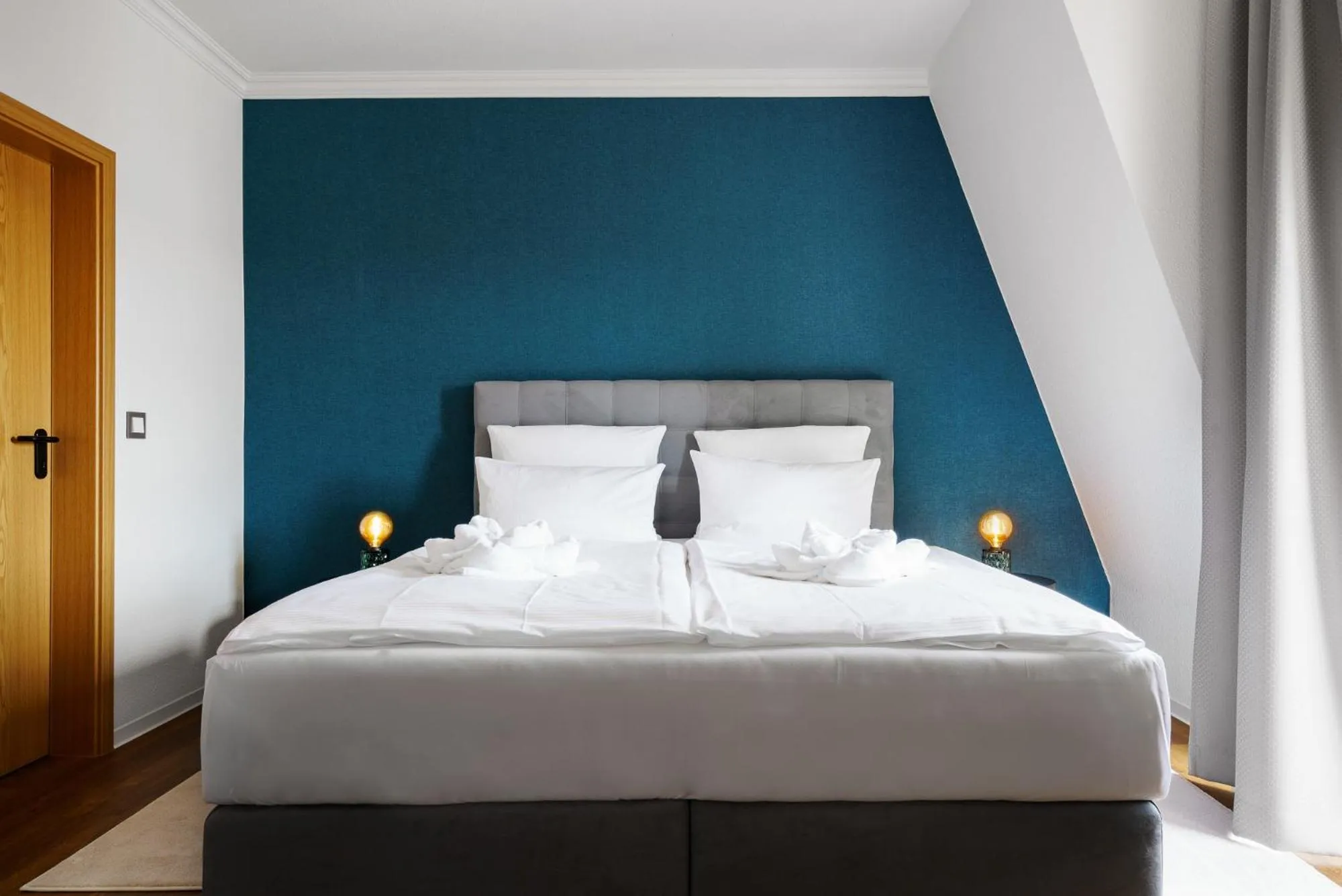 Bed in Hotel Waren-Alte Warener Zeitung