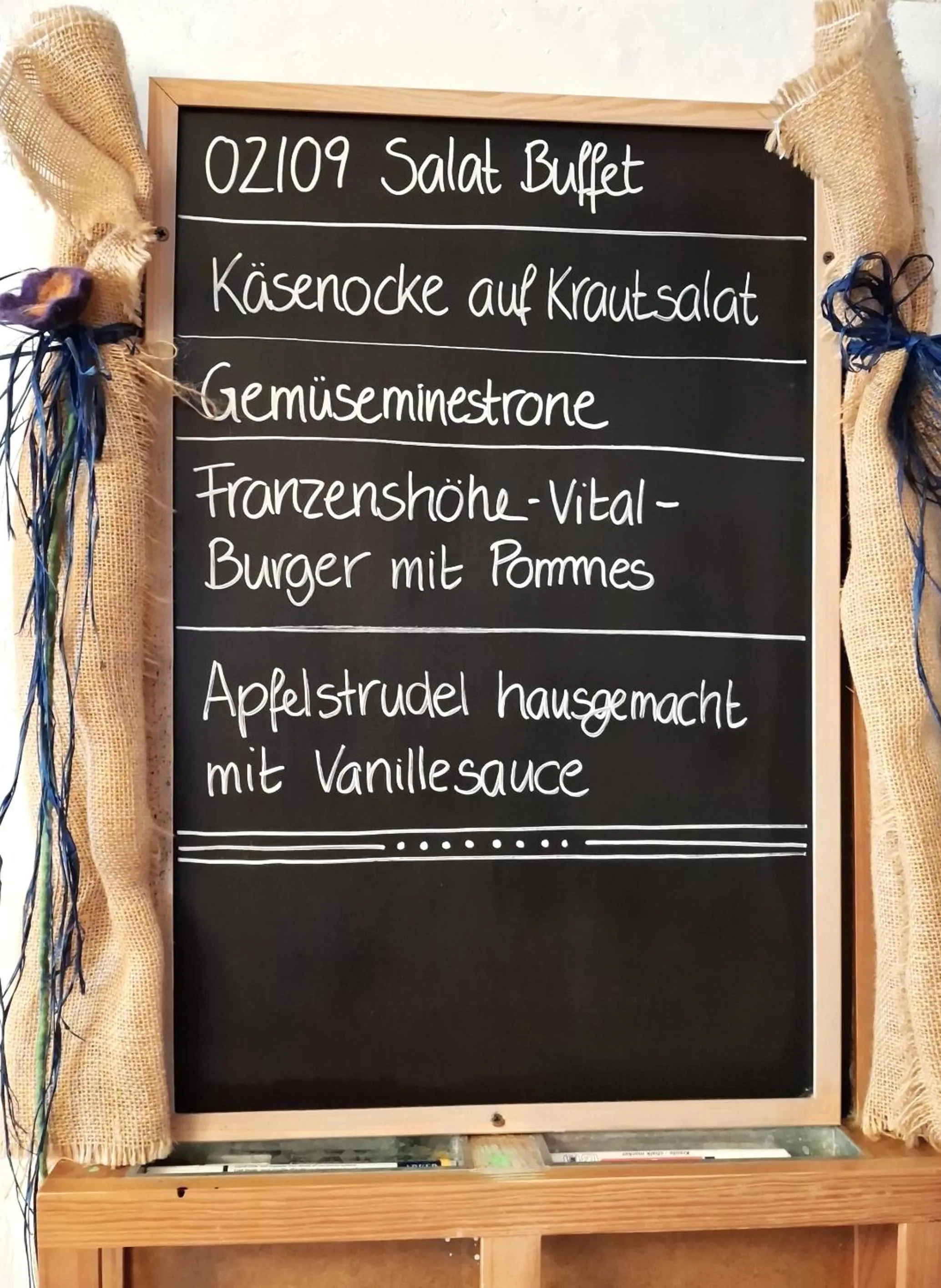 Dinner in Berghotel Franzenshöhe