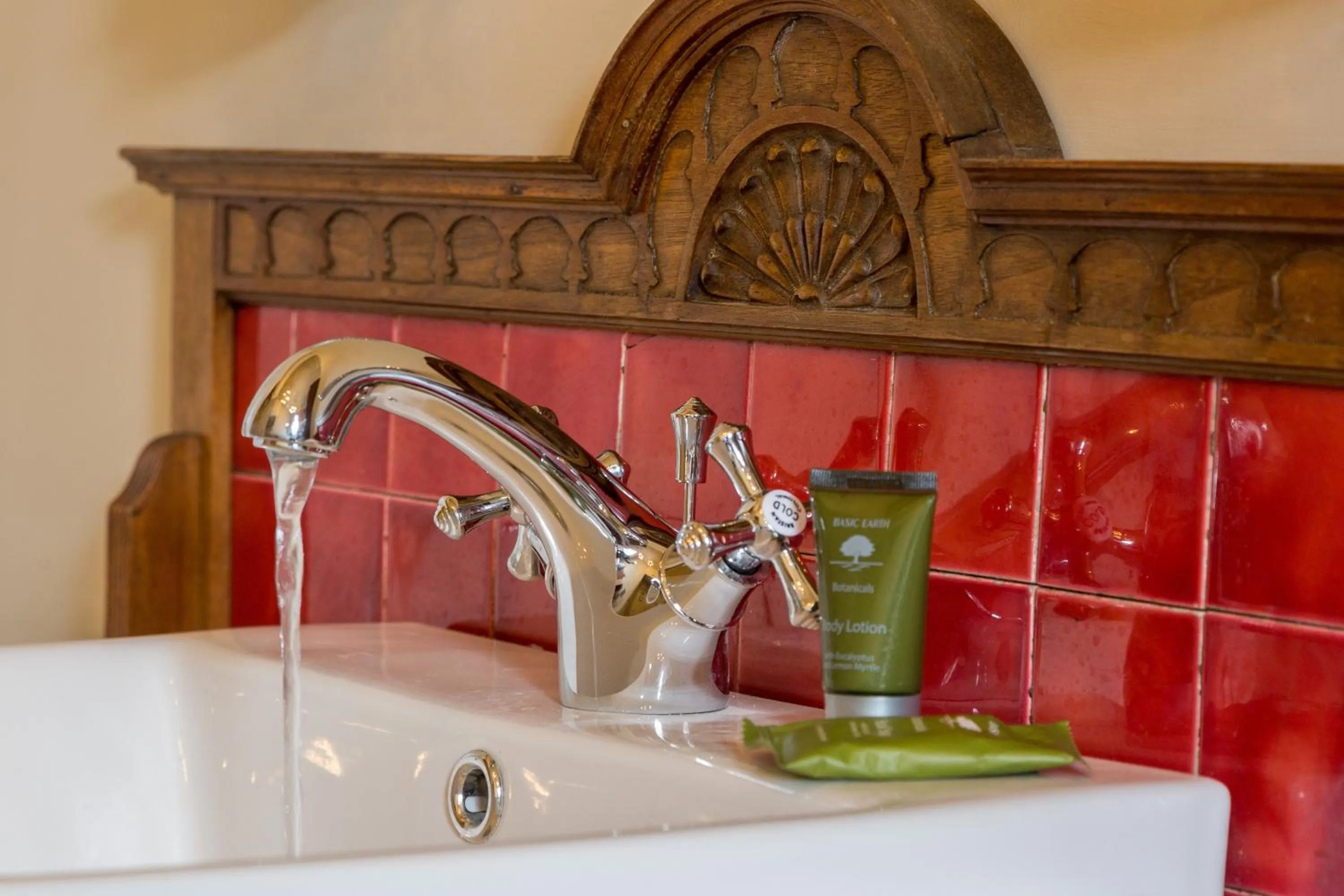 Decorative detail in The Bull Hotel