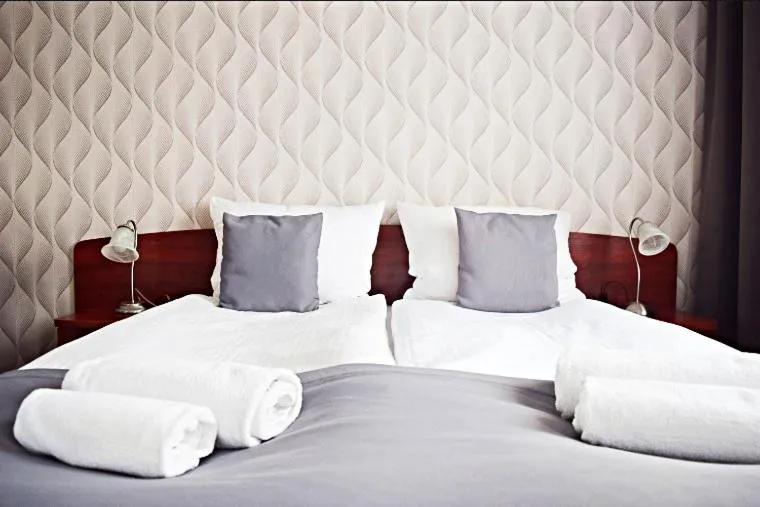 Bed in Hotel Maraton