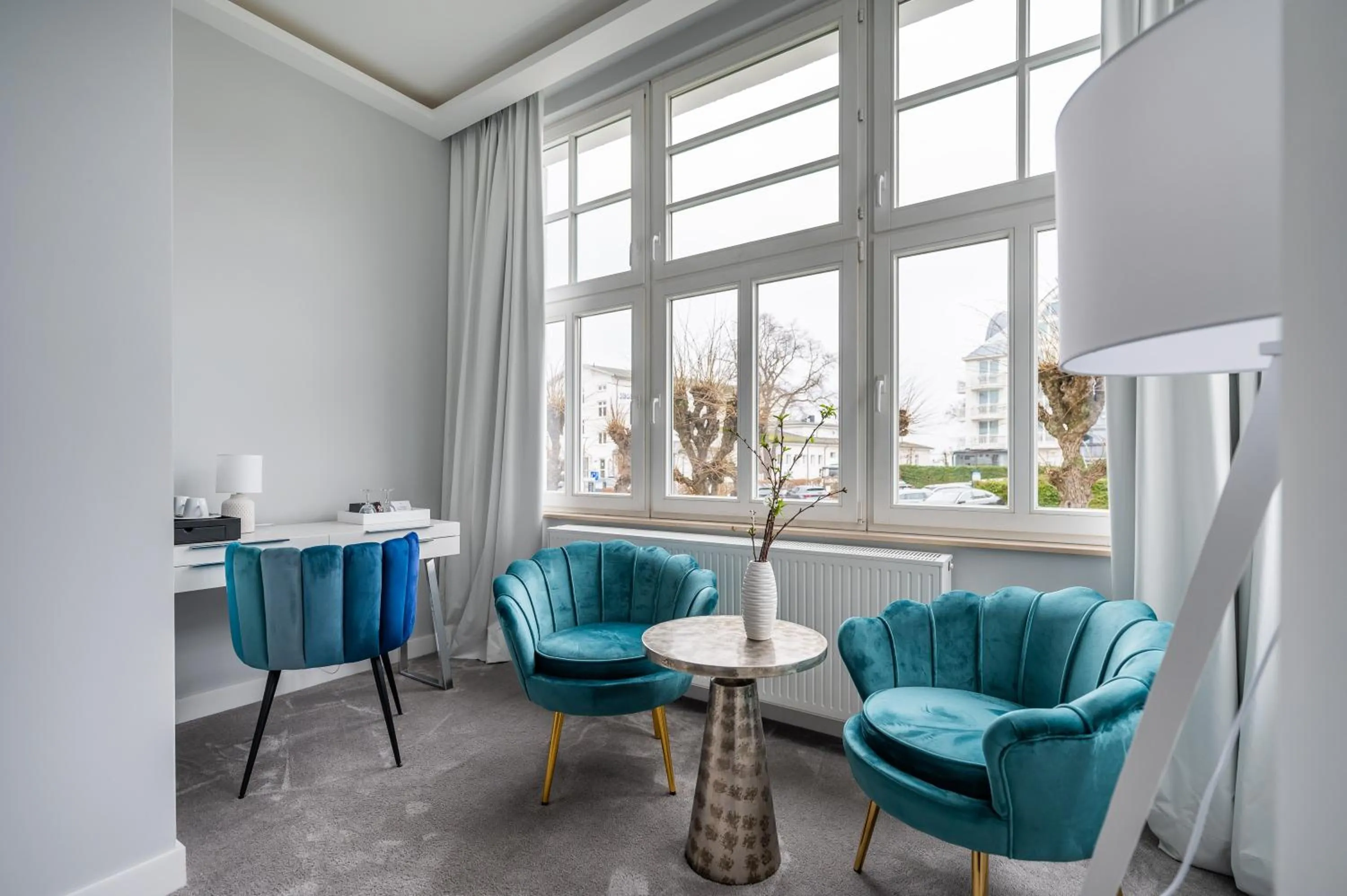 Seating area in Strandvilla Glückauf