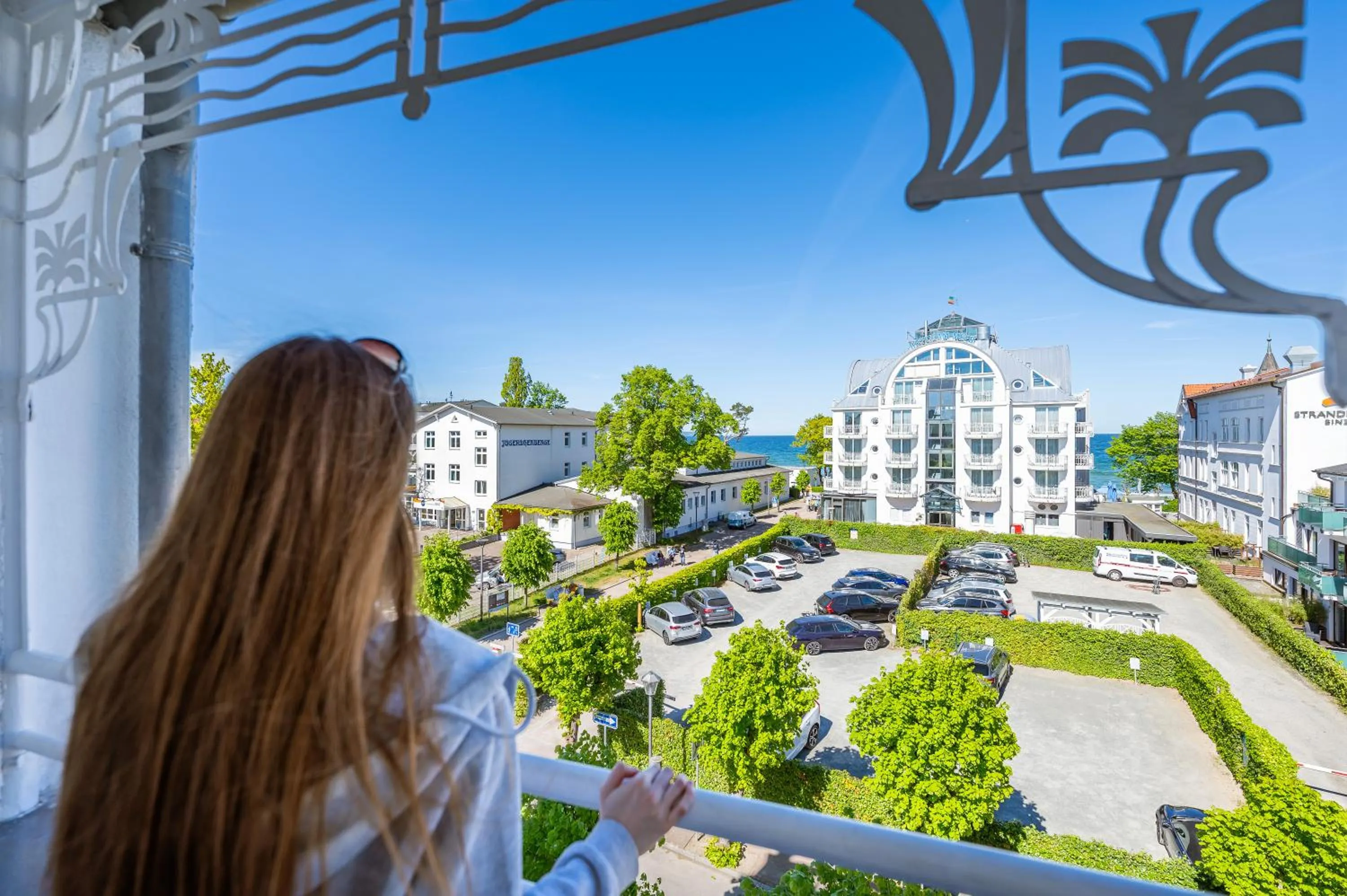 Balcony/Terrace in Strandvilla Glückauf
