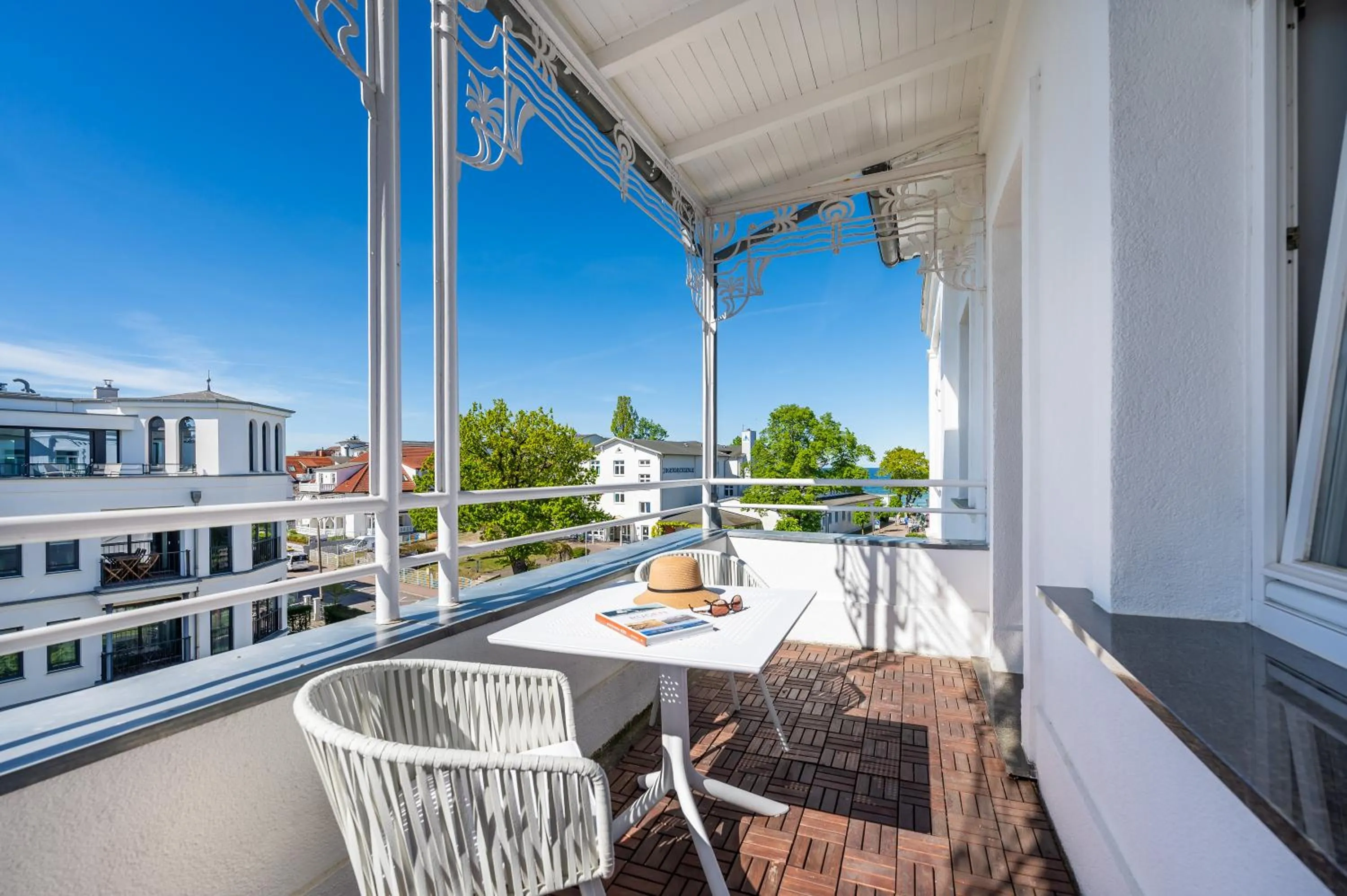 Balcony/Terrace in Strandvilla Glückauf