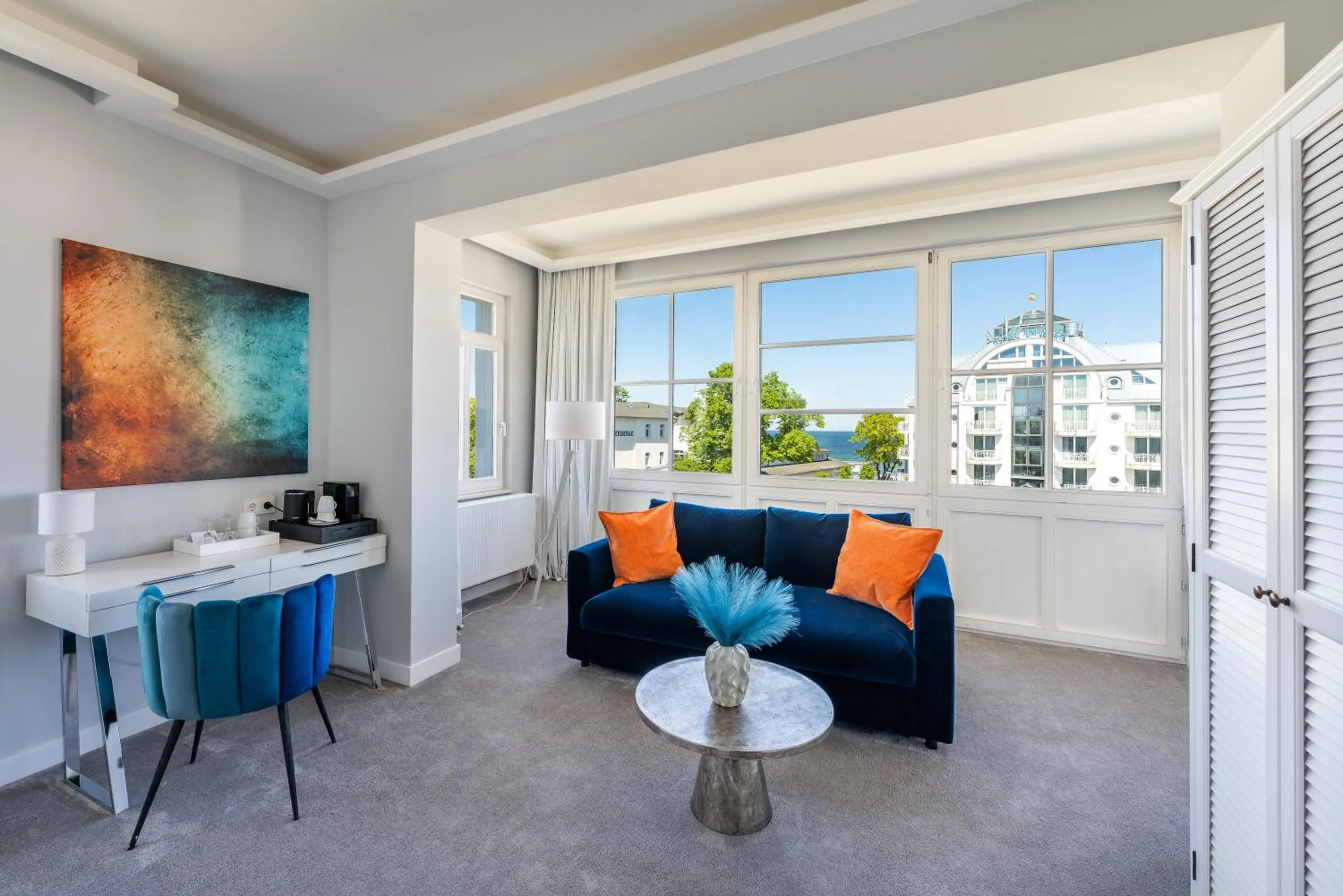 Living room in Strandvilla Glückauf