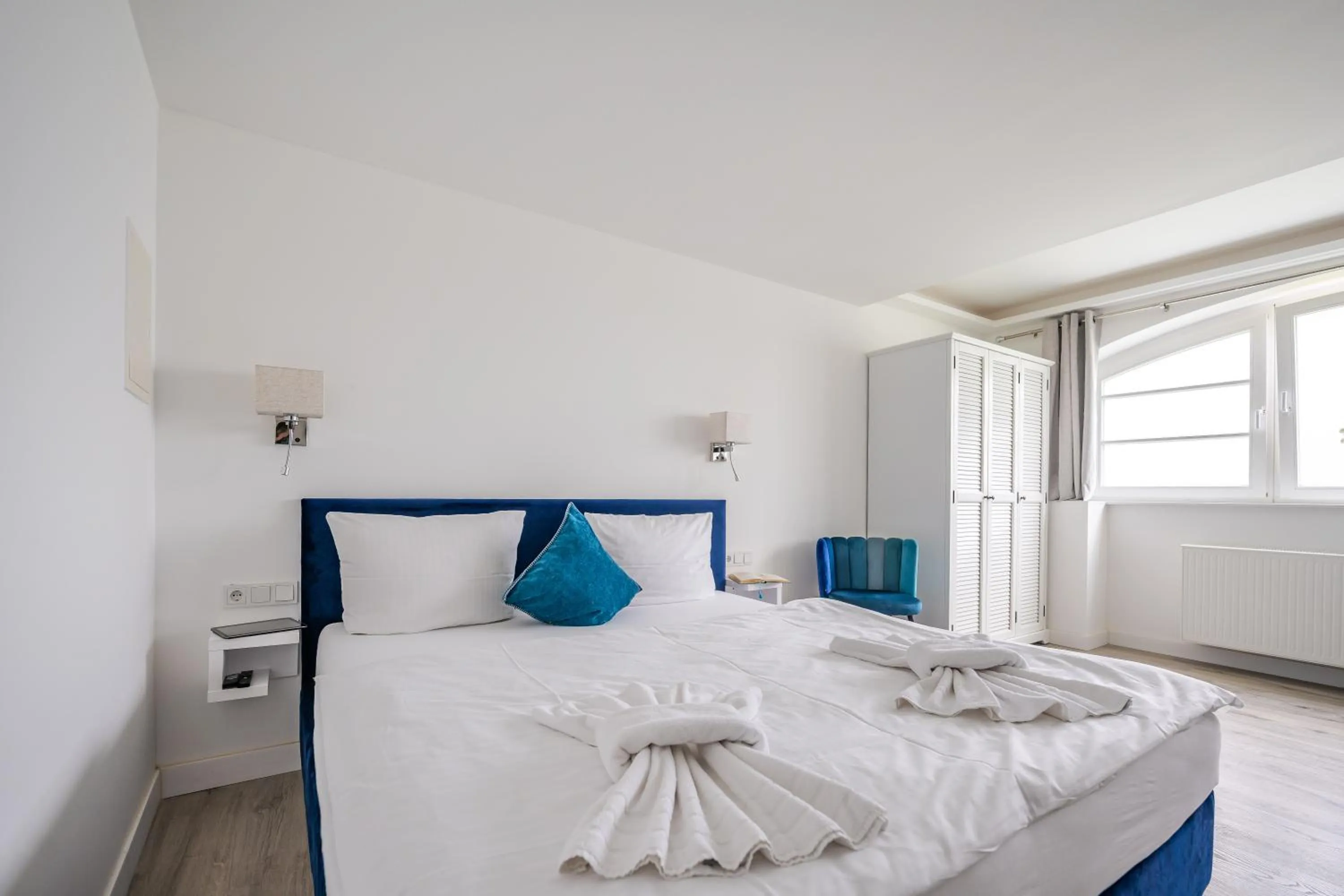 Bed in Strandvilla Glückauf