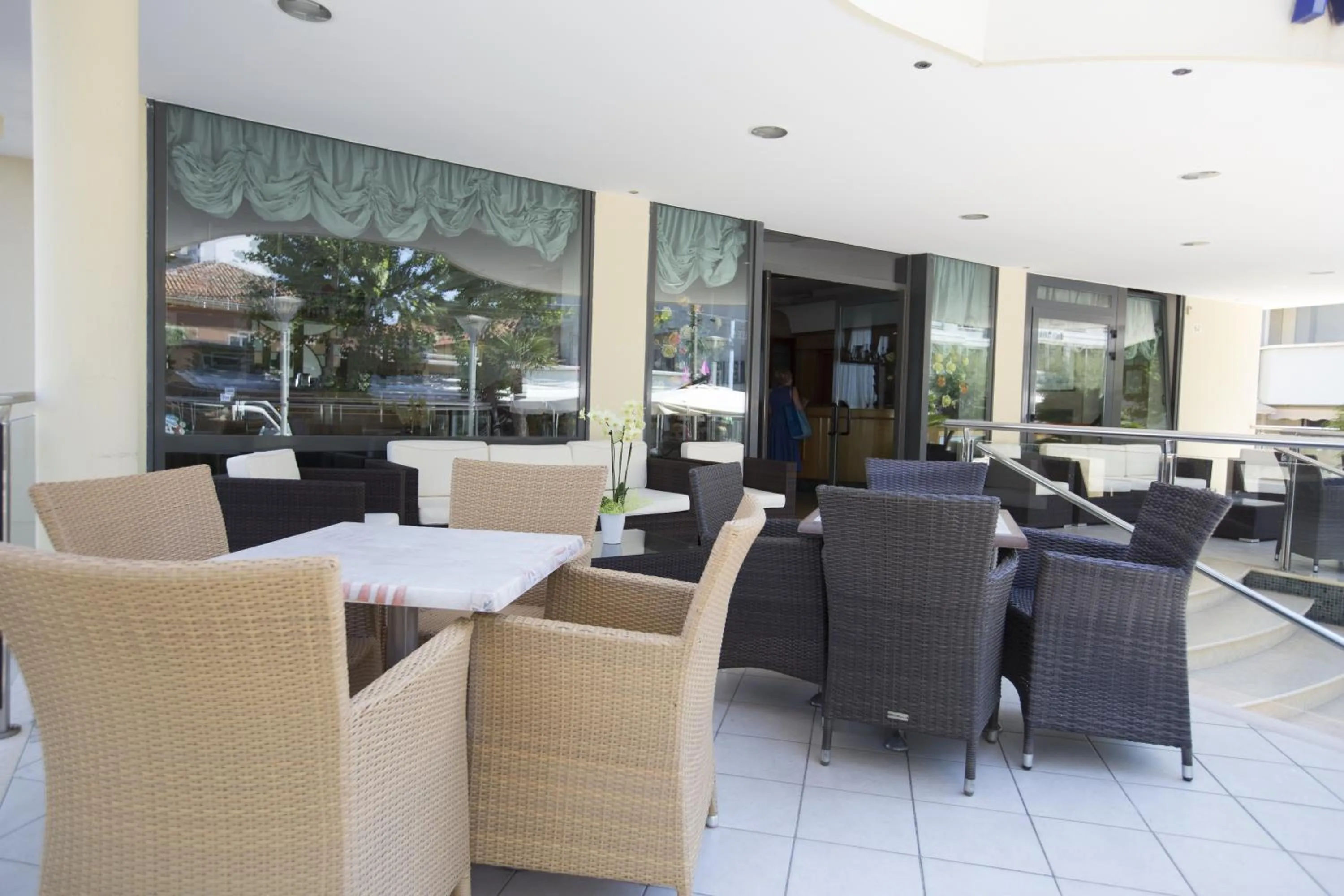 Patio in Hotel Metropole