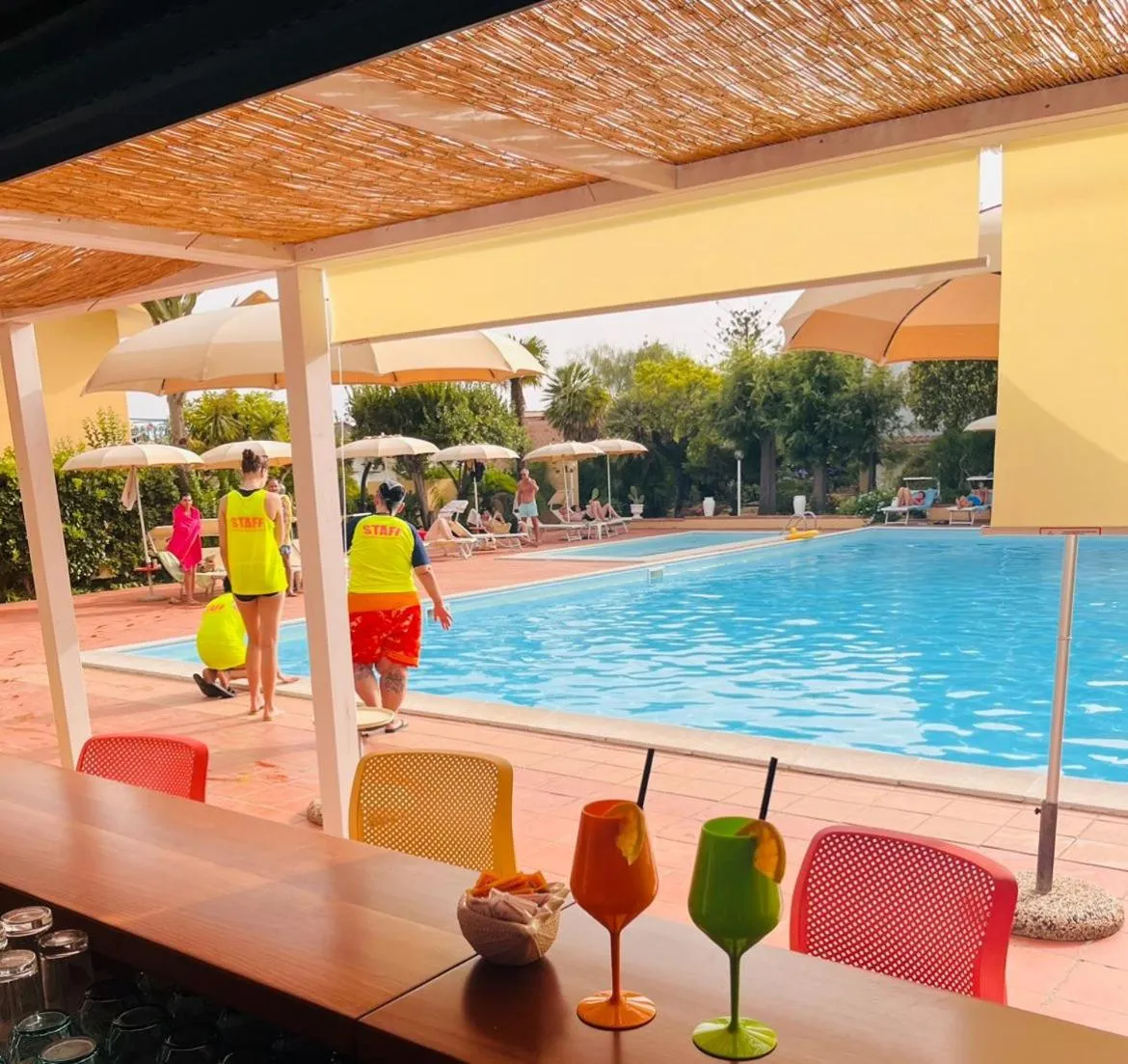 Swimming pool in Hotel Grotticelle