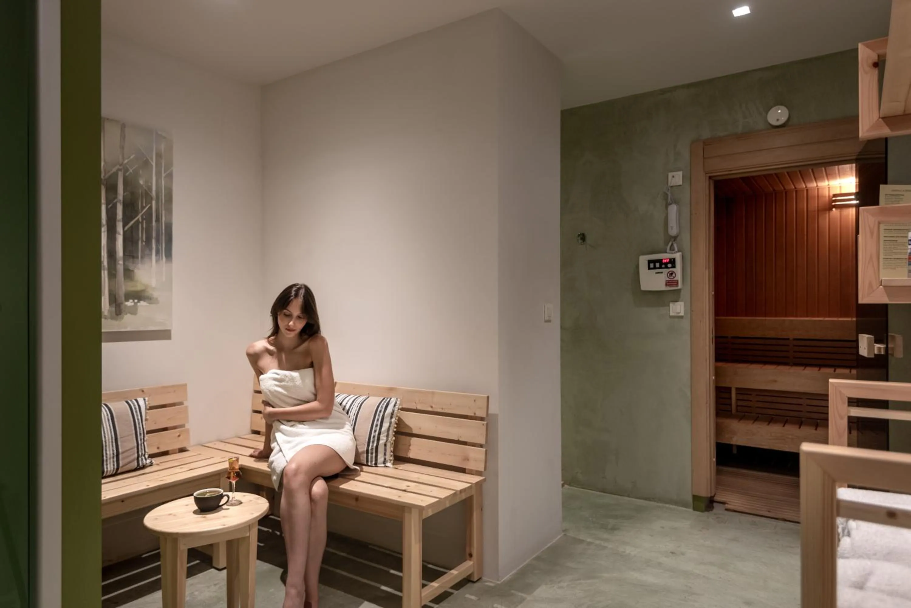 Sauna in Aloe Boutique Hotel & Suites - adults only