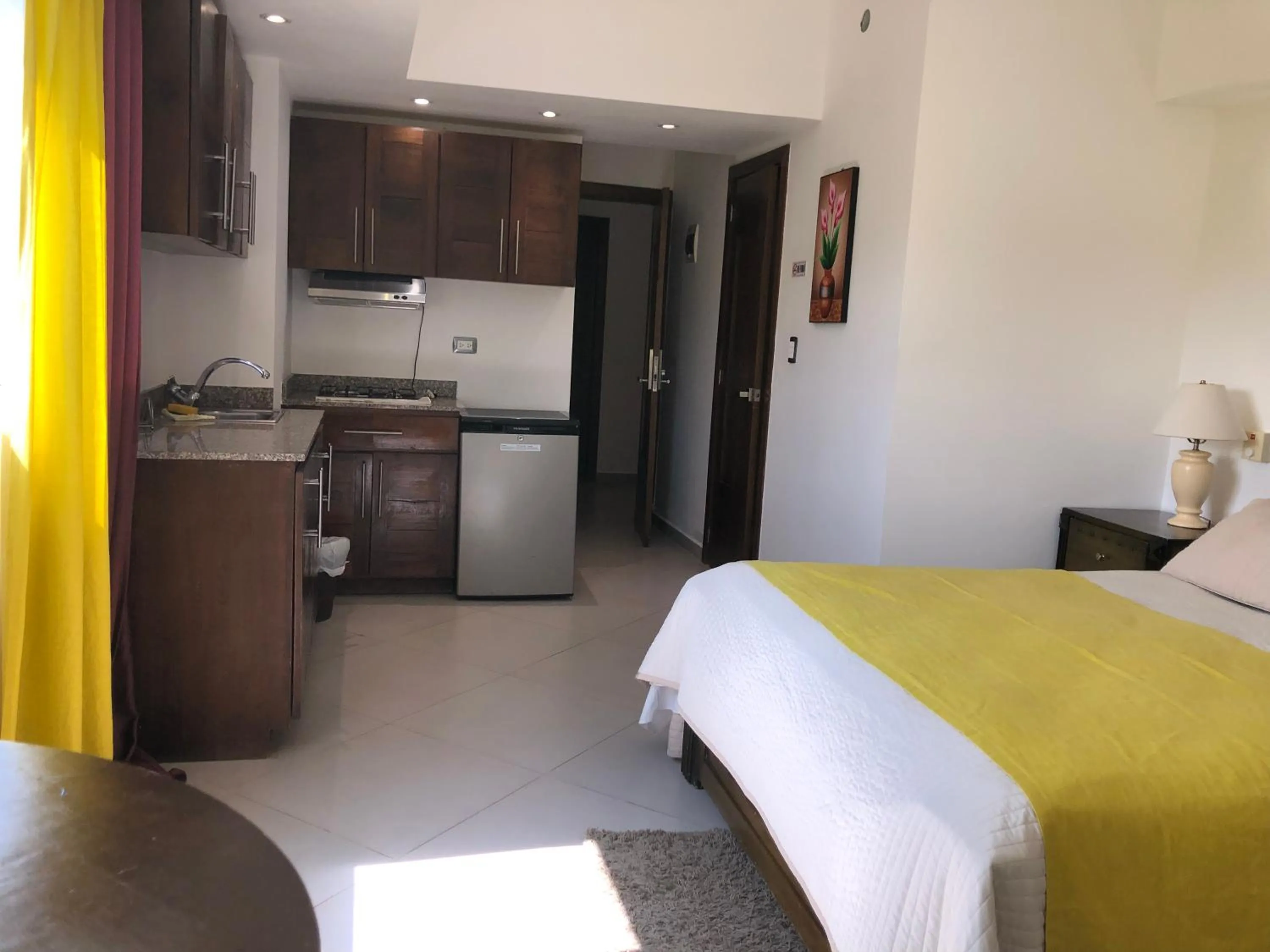 Bed in Figaro Hotel Samana