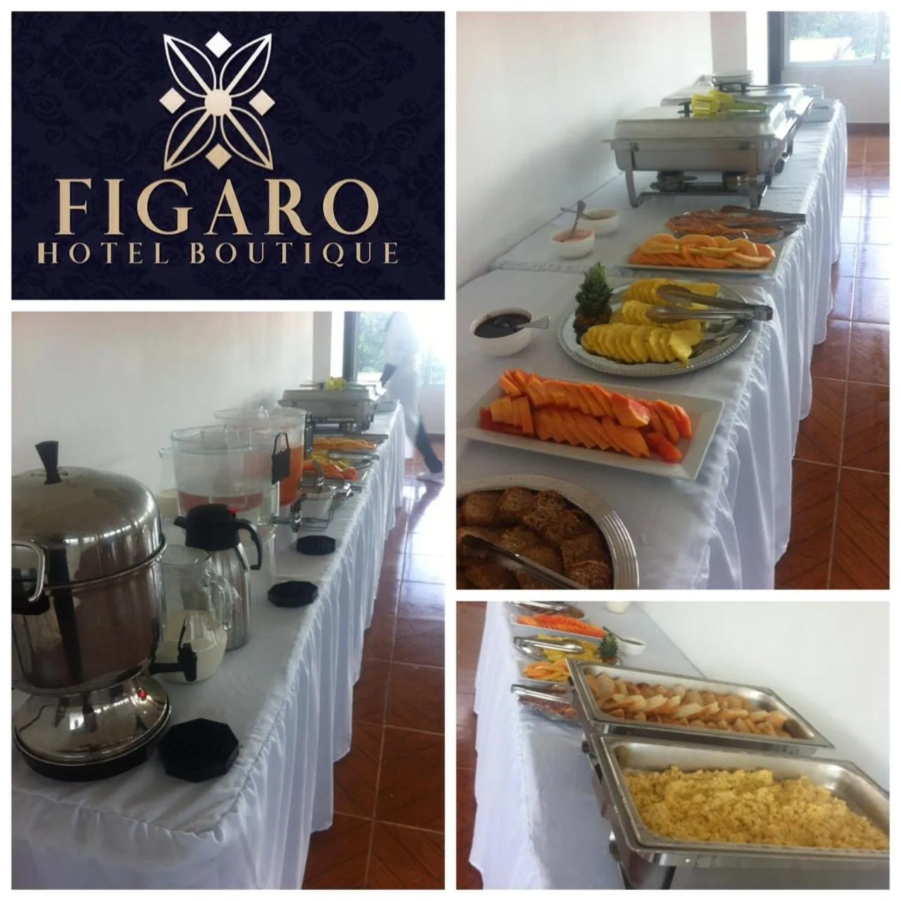 Continental breakfast in Figaro Hotel Samana