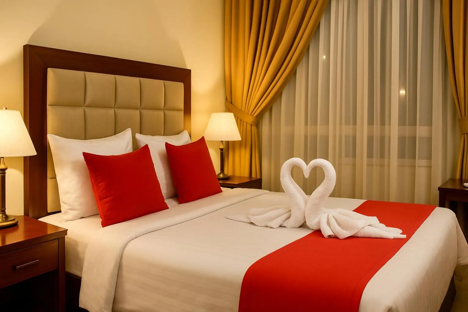 Bed in Ruwi Hotel Apartments, Sharjah