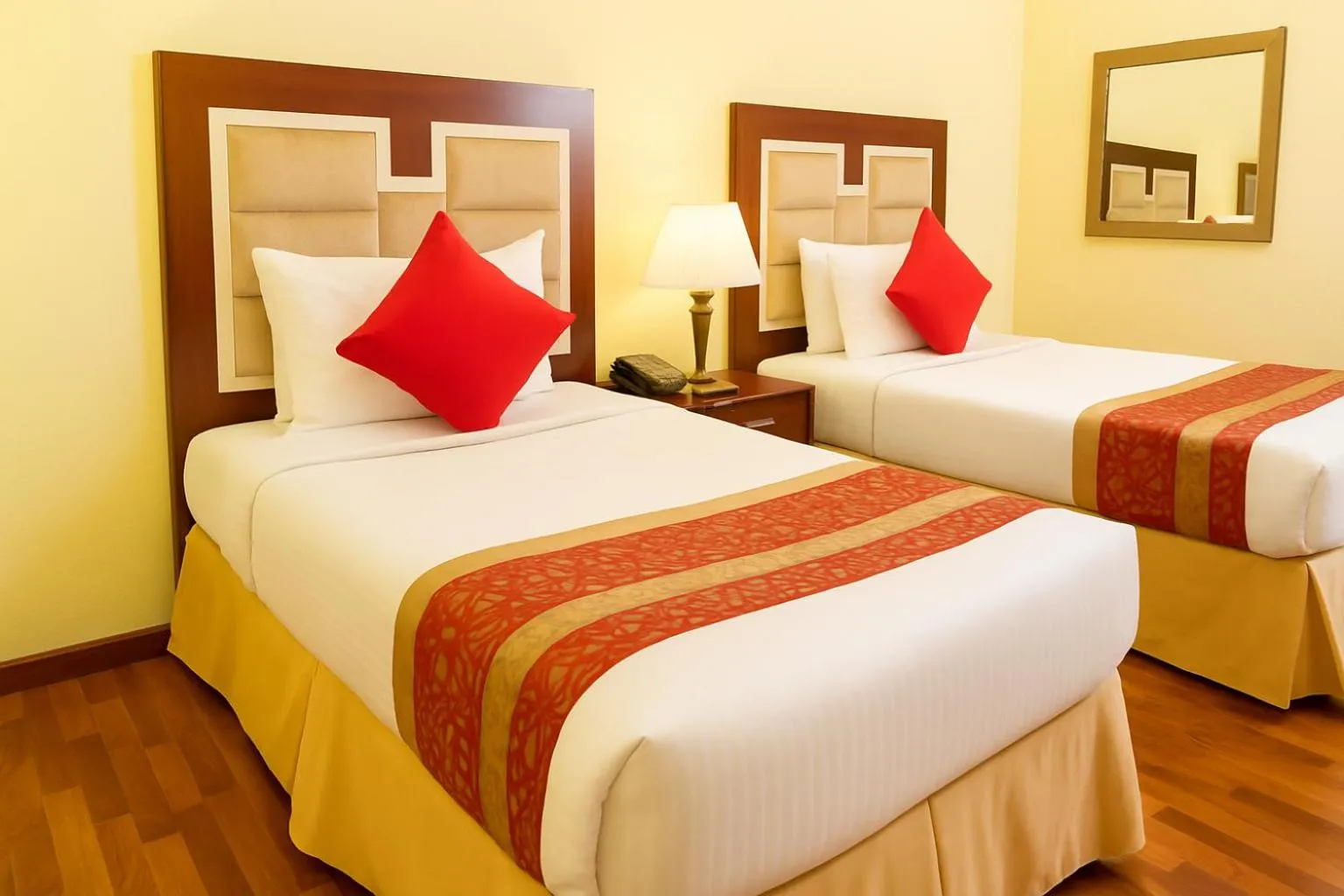 Bed in Ruwi Hotel Apartments, Sharjah