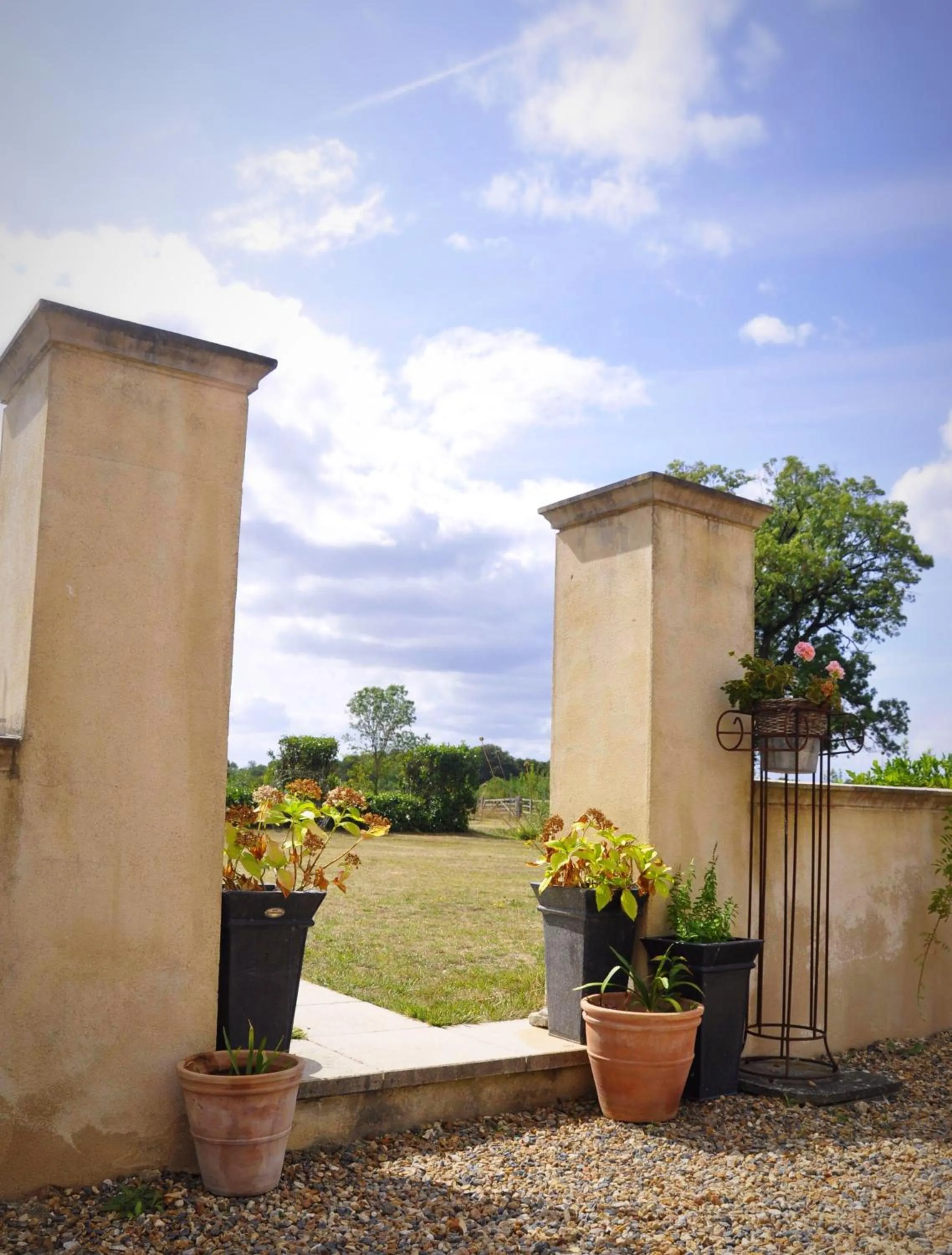 Garden in Manoir la Rumillette