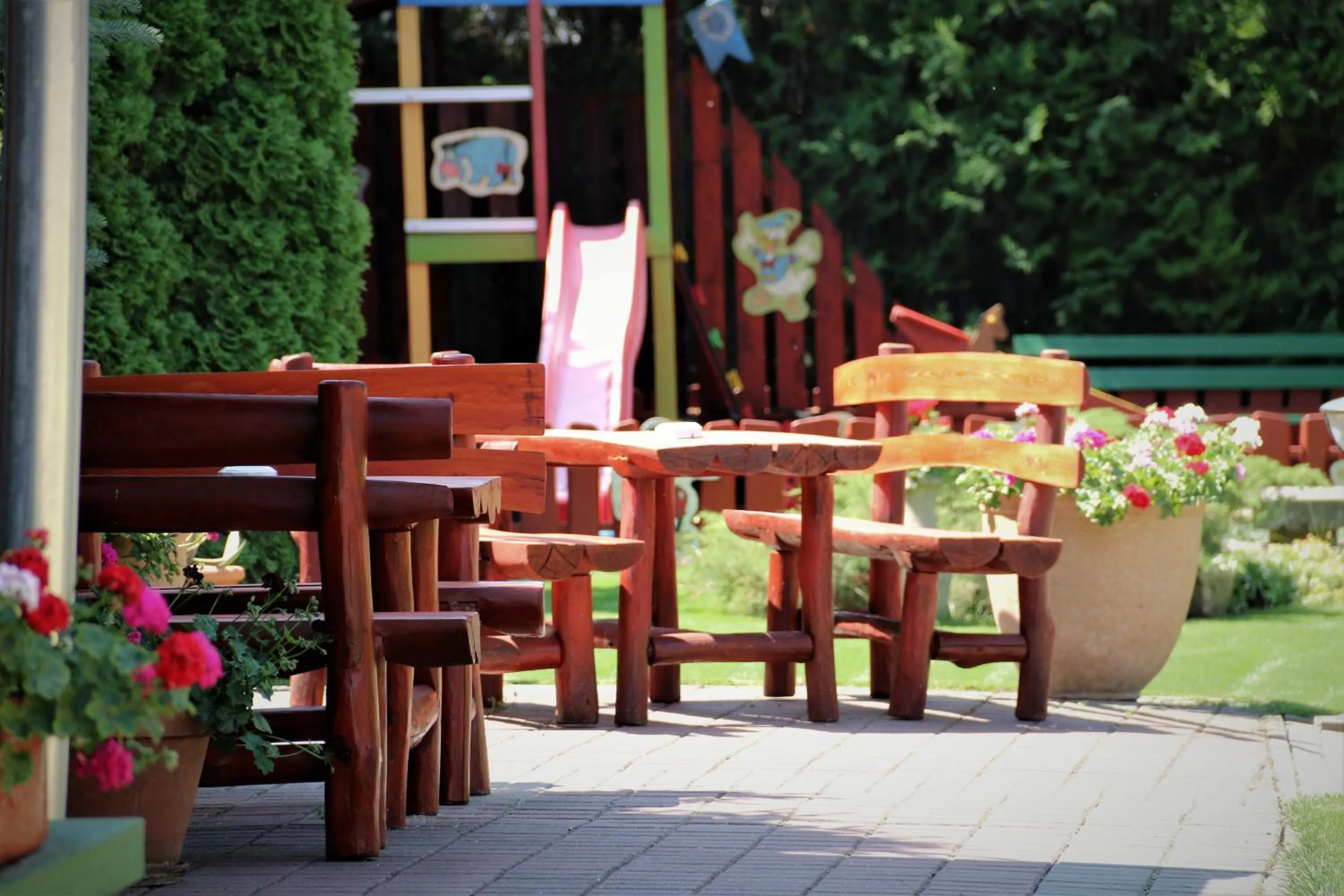 Garden in Halász Airport Panzio