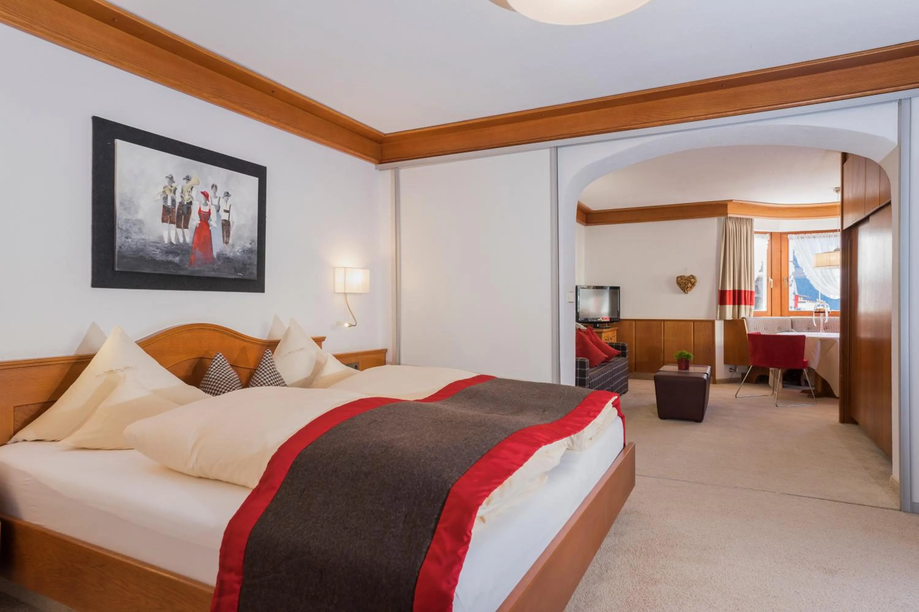 Photo of the whole room, Bed in Alpen-Comfort-Hotel Central