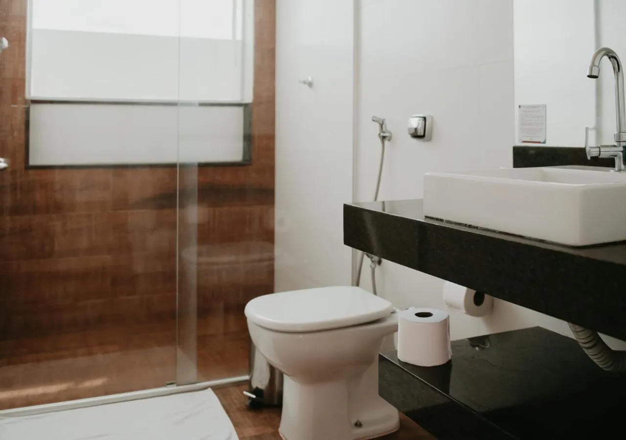 Bathroom in Hotel Chalé Capitólio