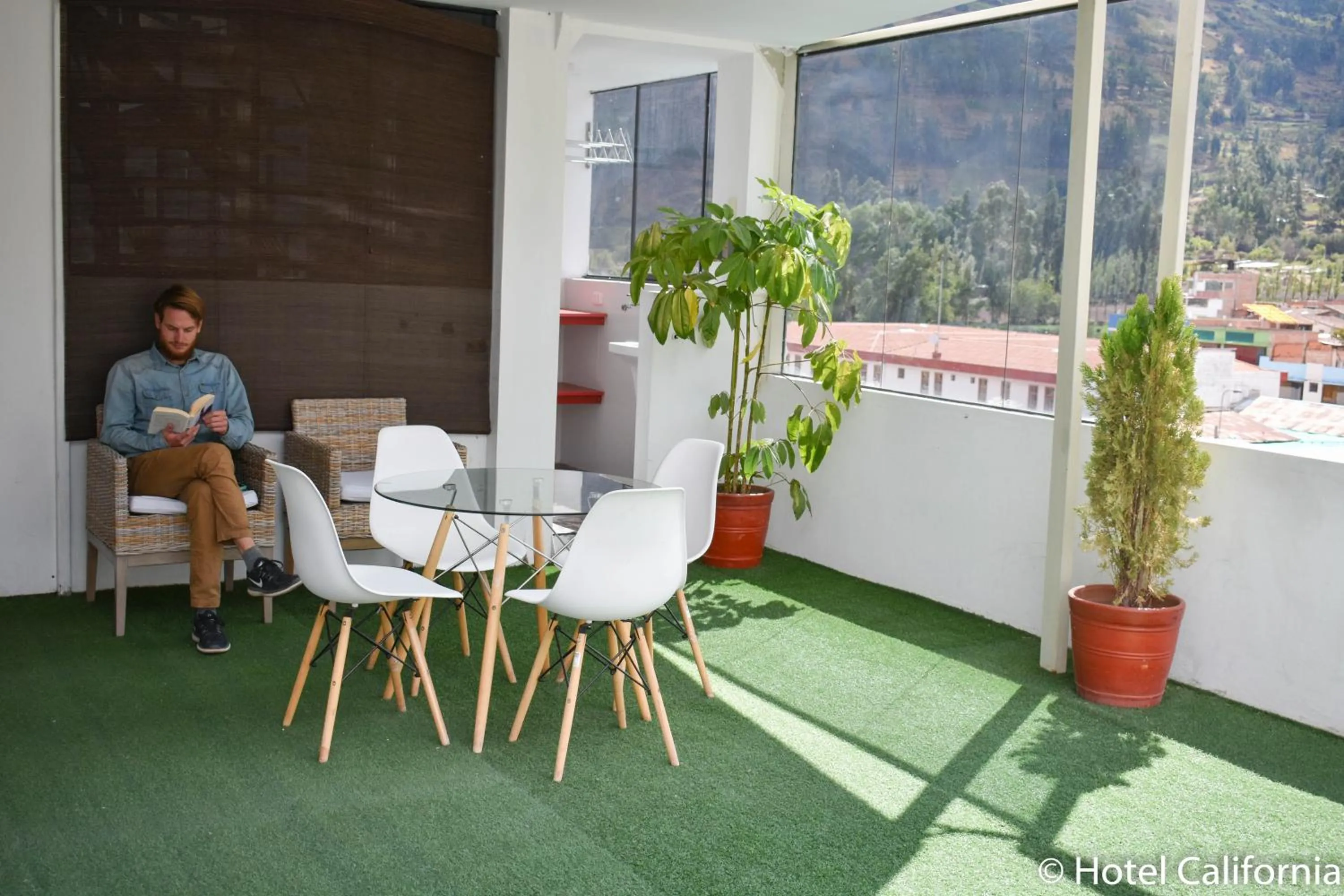 Balcony/Terrace in Hotel California Calca