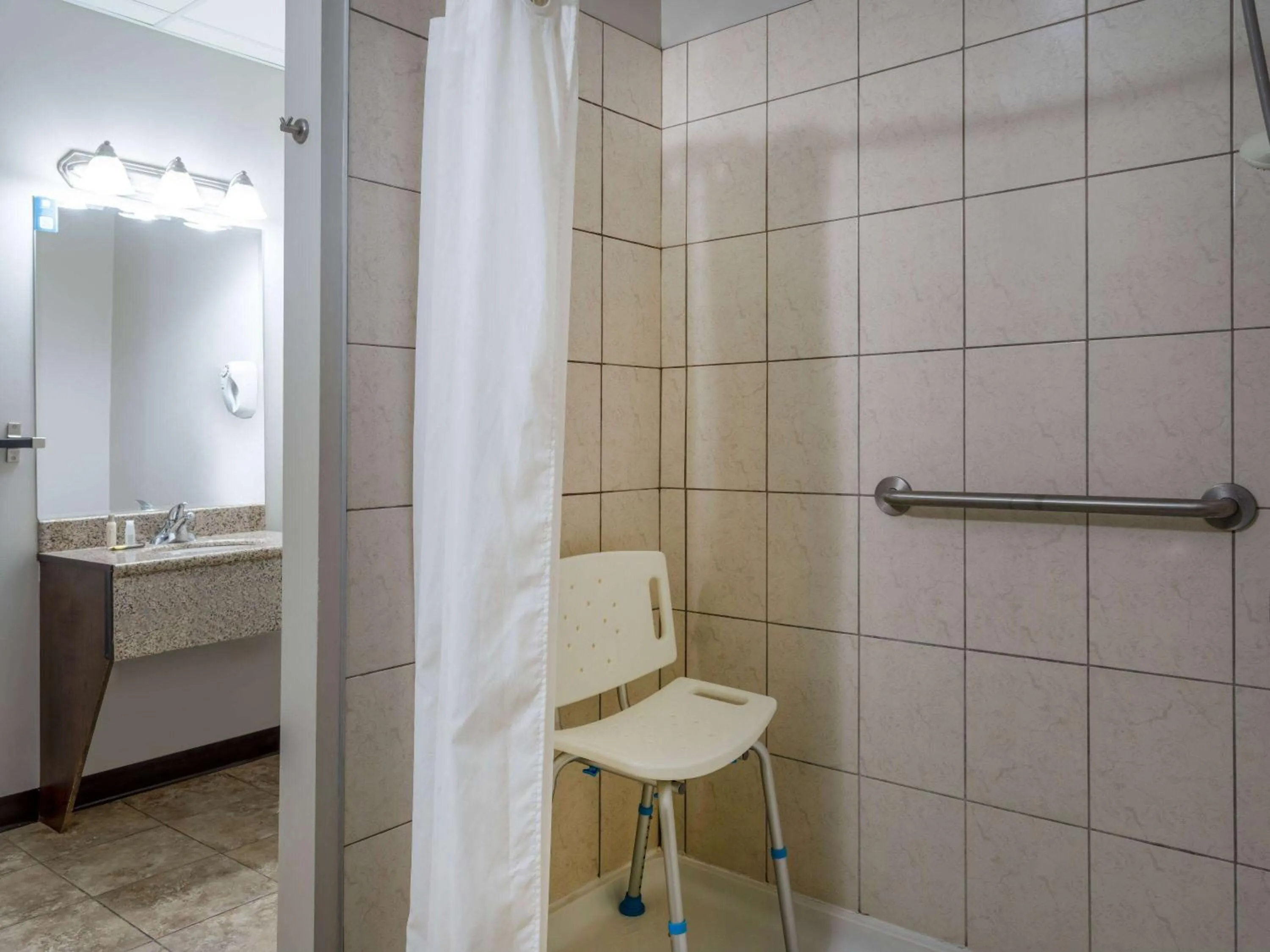 Shower in Travelodge by Wyndham Wetaskiwin