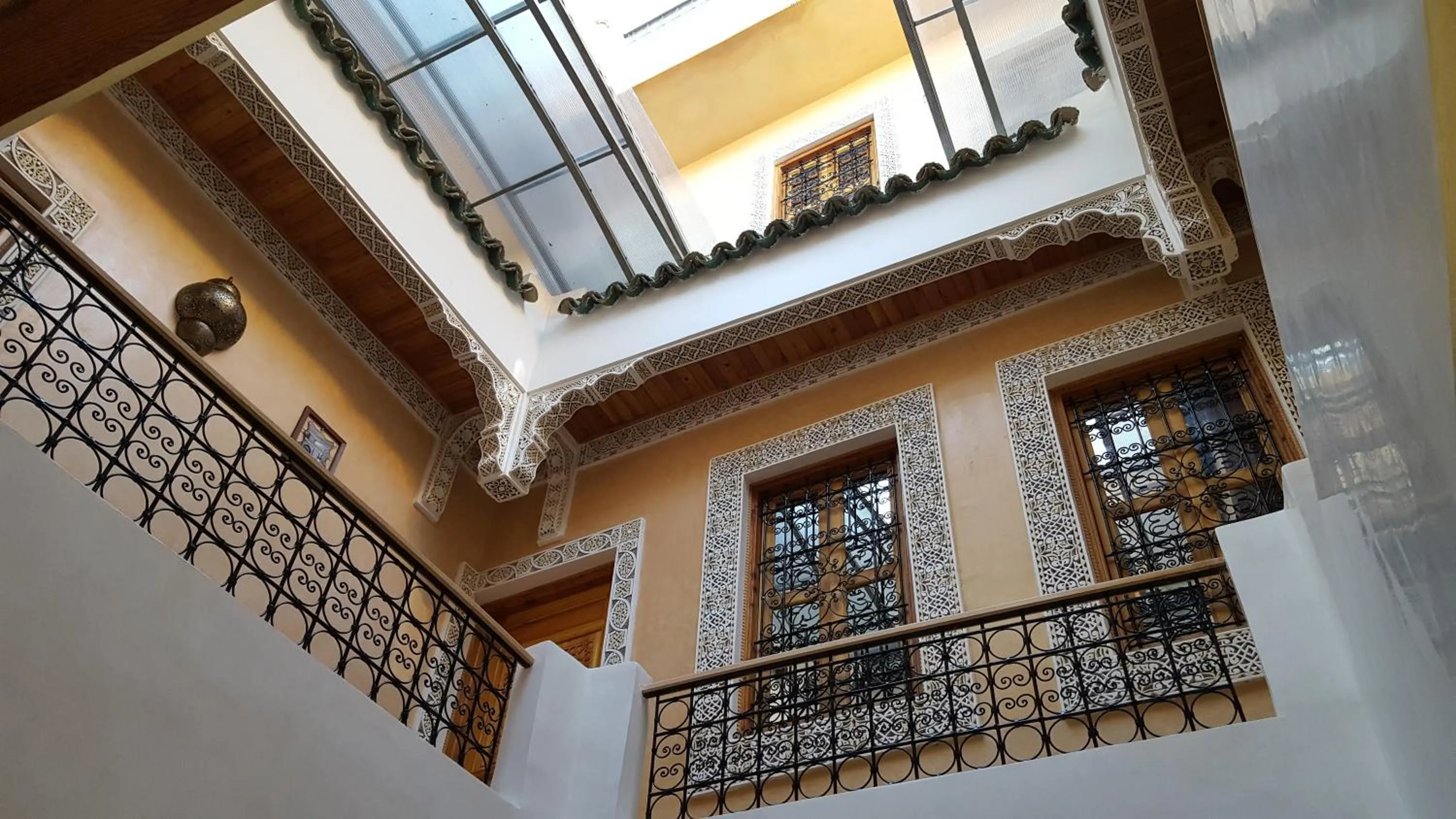 Decorative detail in Dar Nour Fes