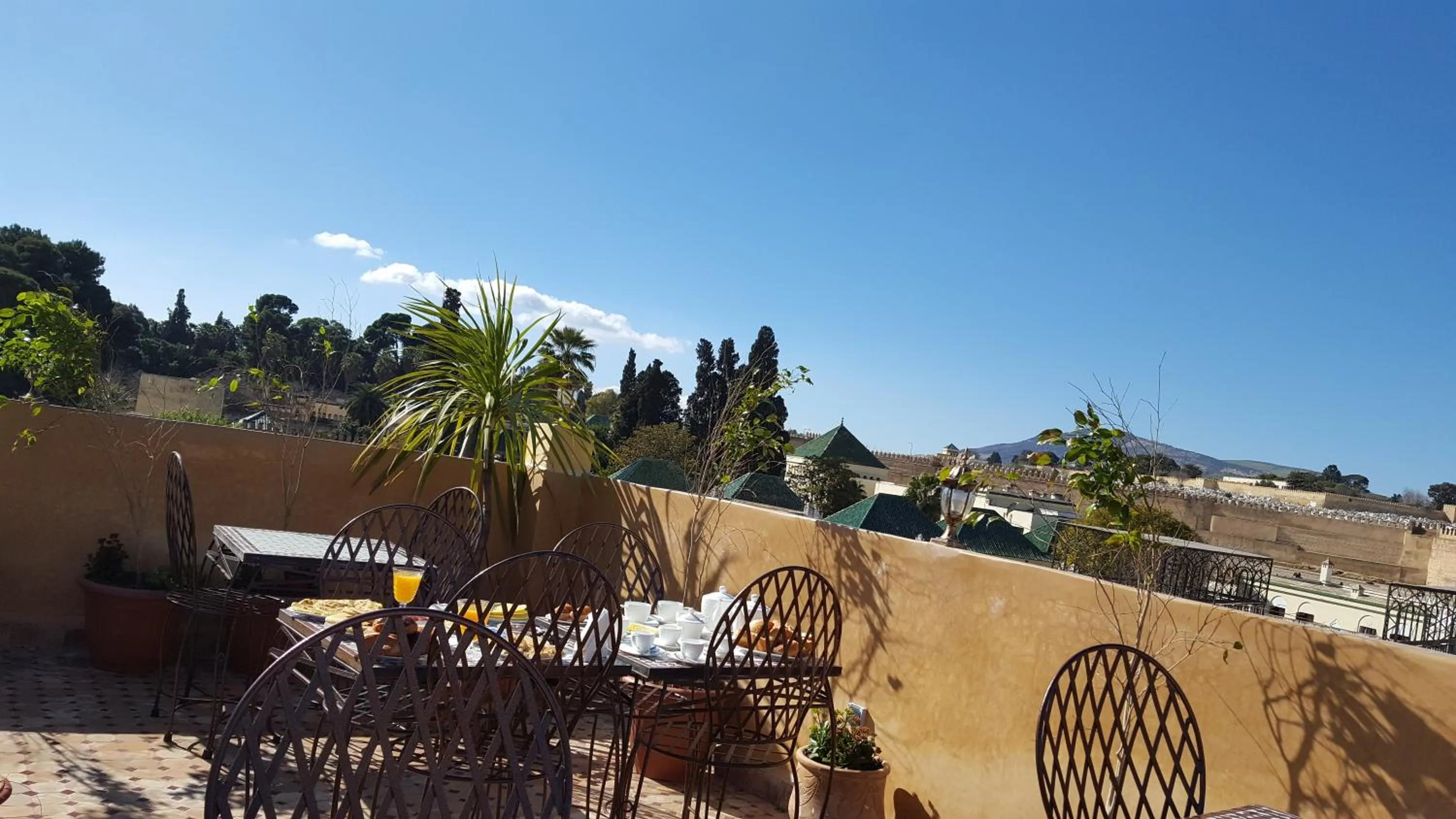 Balcony/Terrace in Dar Nour Fes