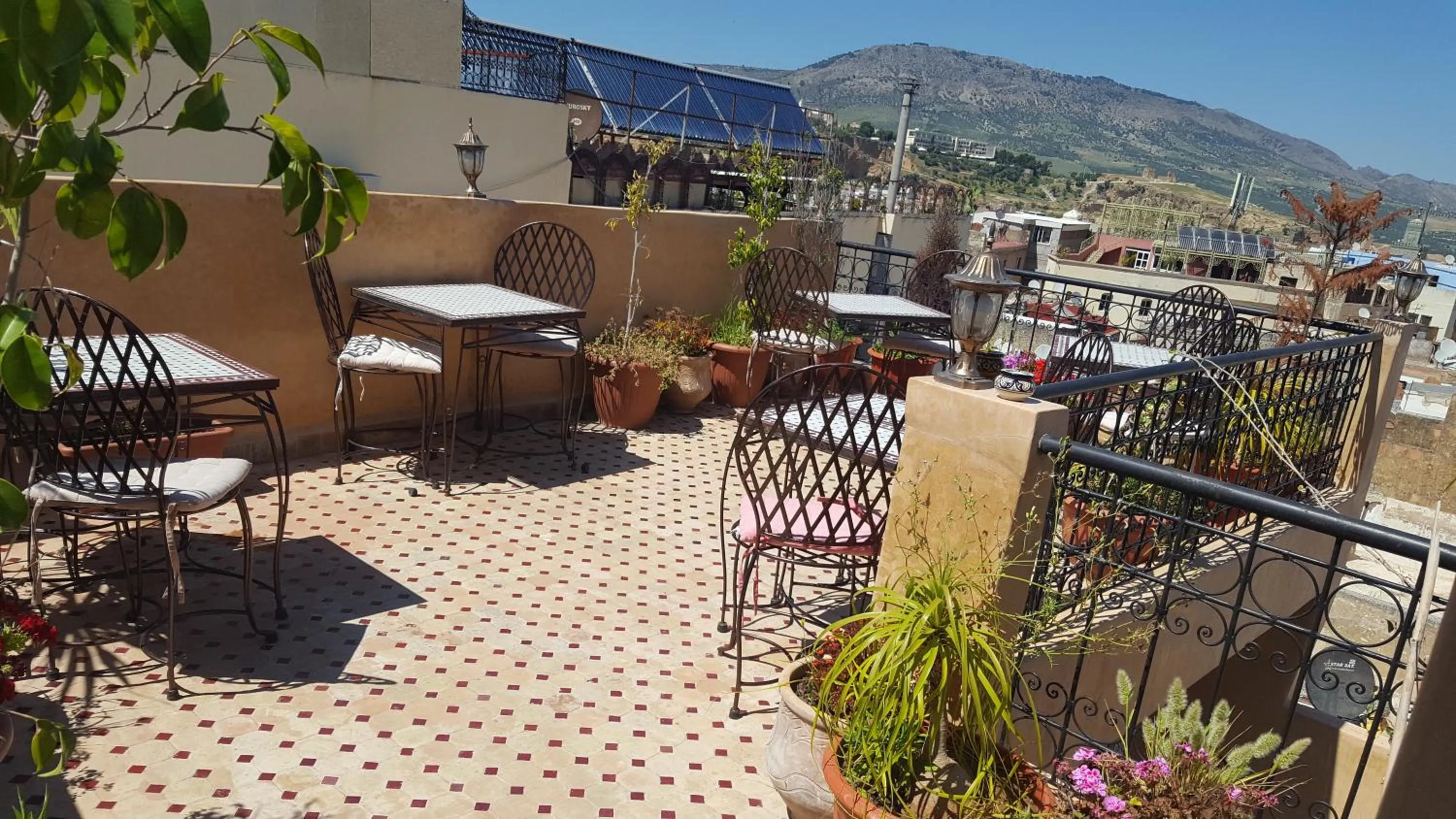 Balcony/Terrace in Dar Nour Fes