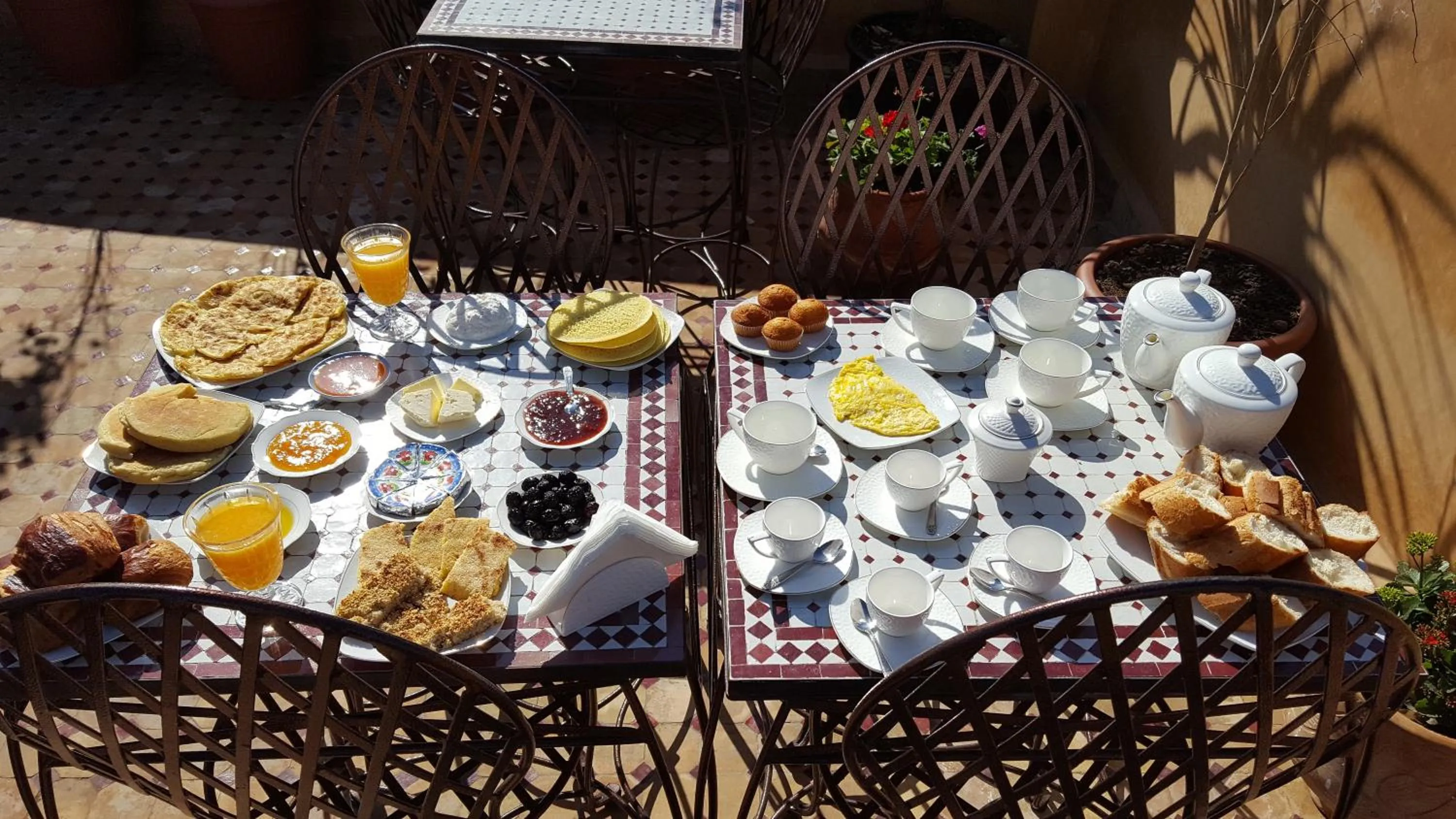 Breakfast in Dar Nour Fes