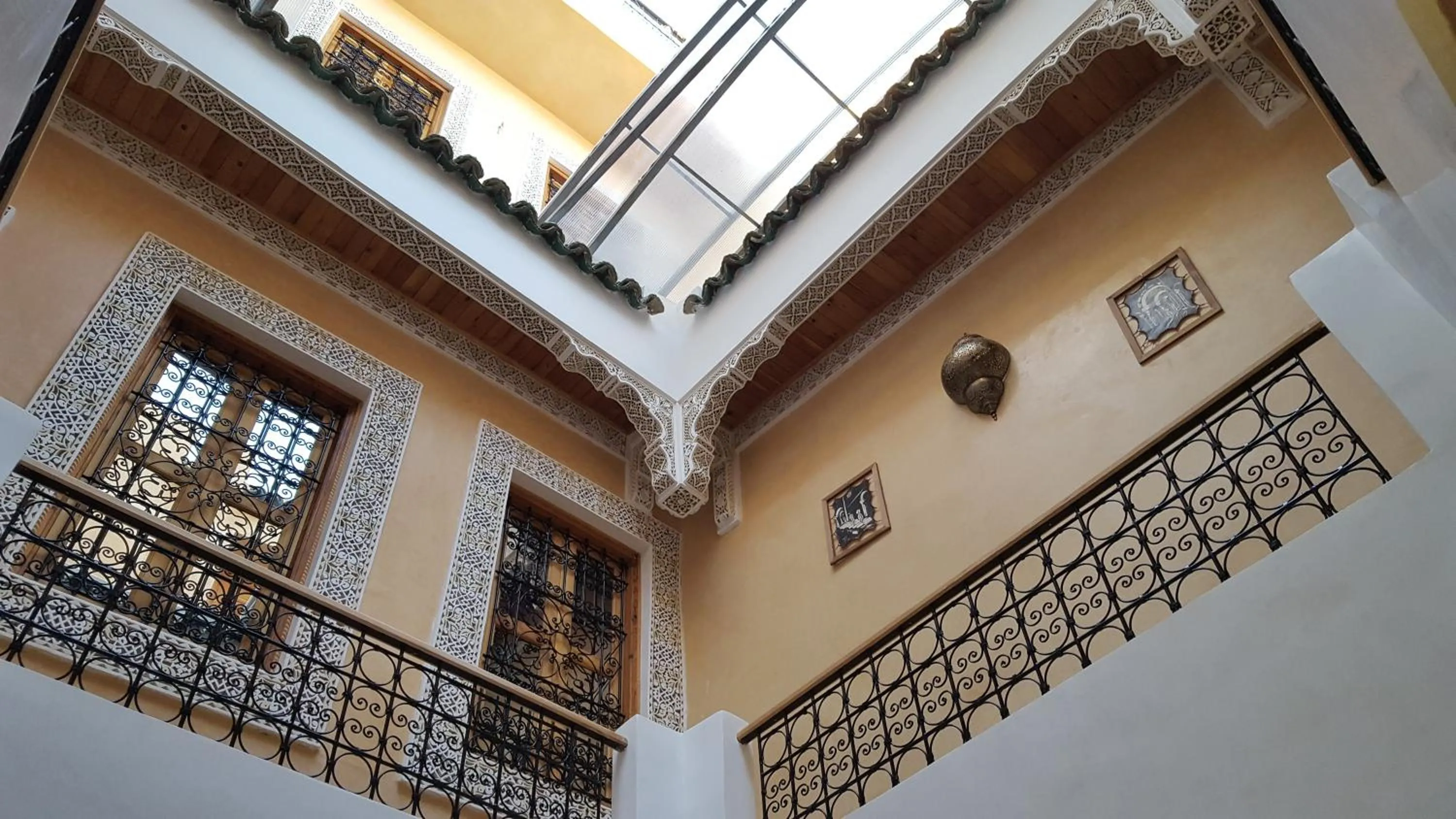 Decorative detail in Dar Nour Fes