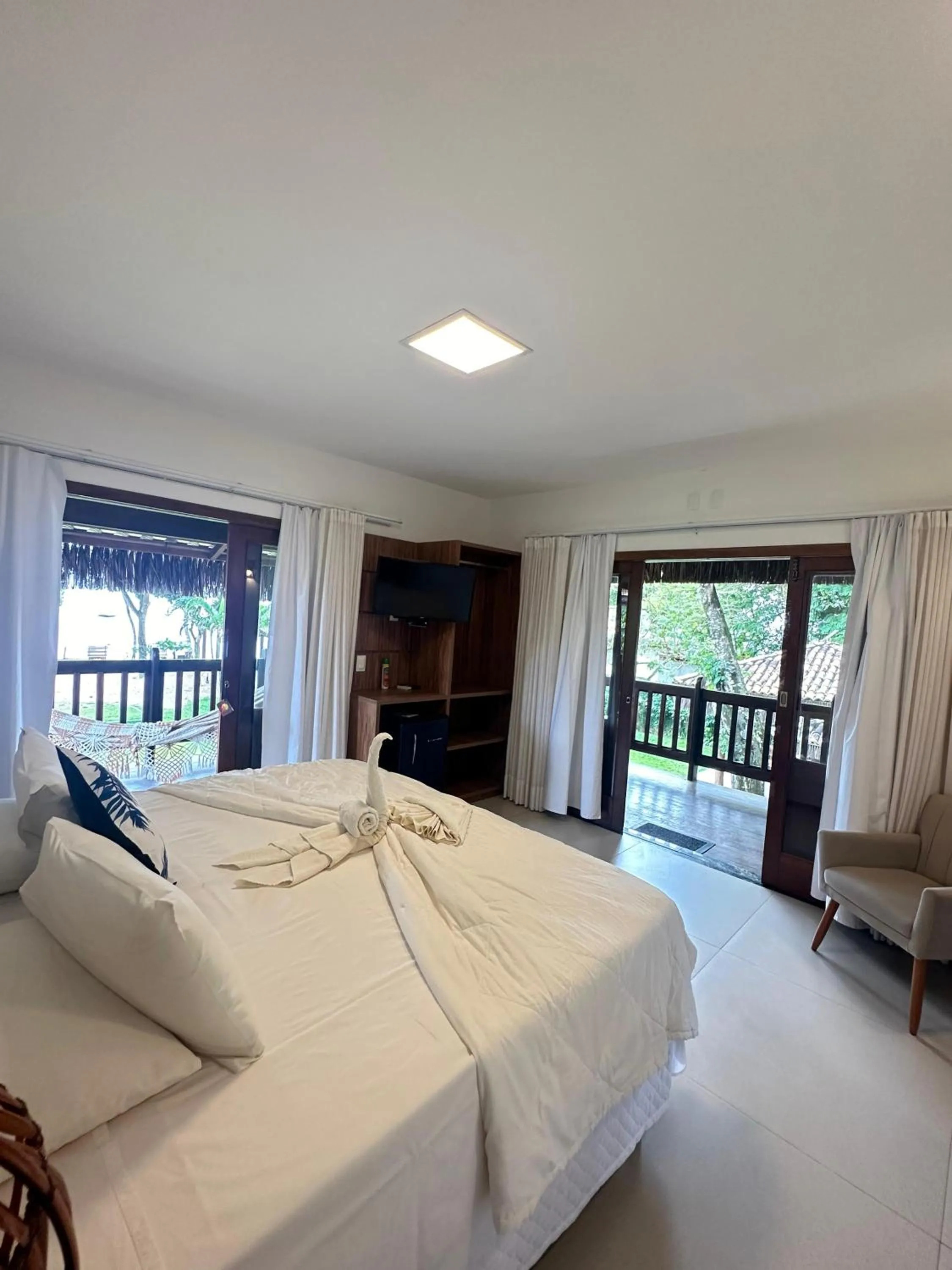 Bed in Pousada Porto da Barra