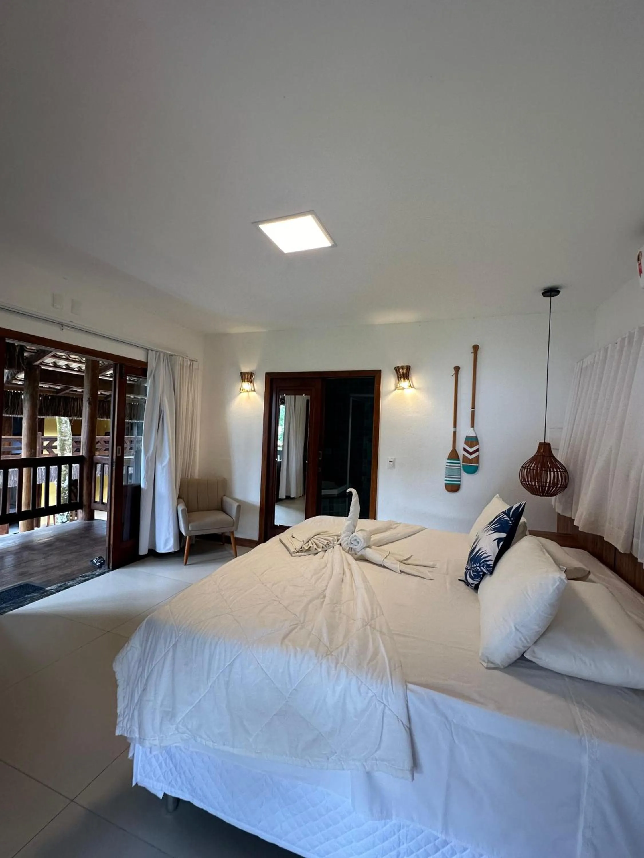 Bed in Pousada Porto da Barra