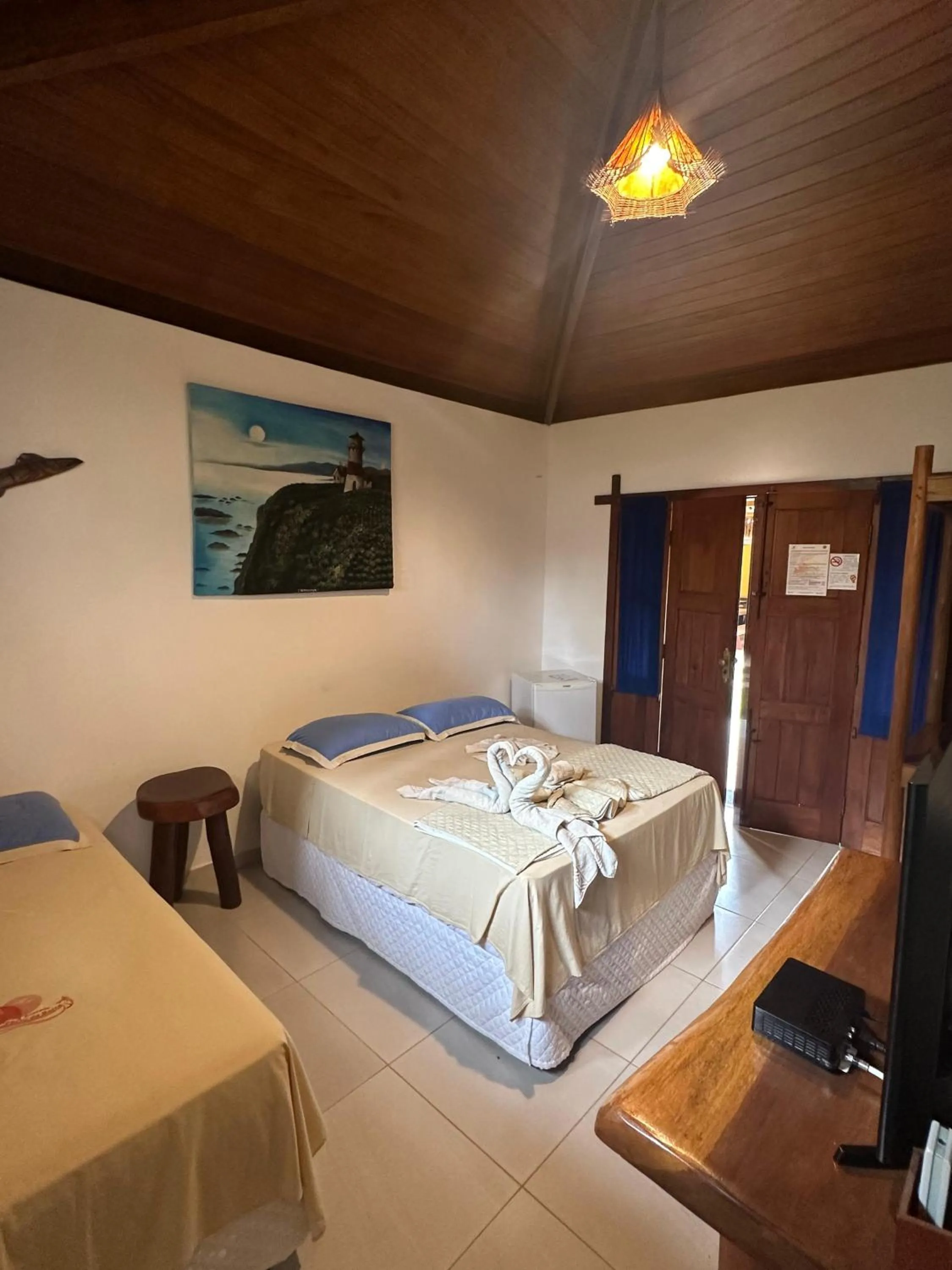 Bed in Pousada Porto da Barra