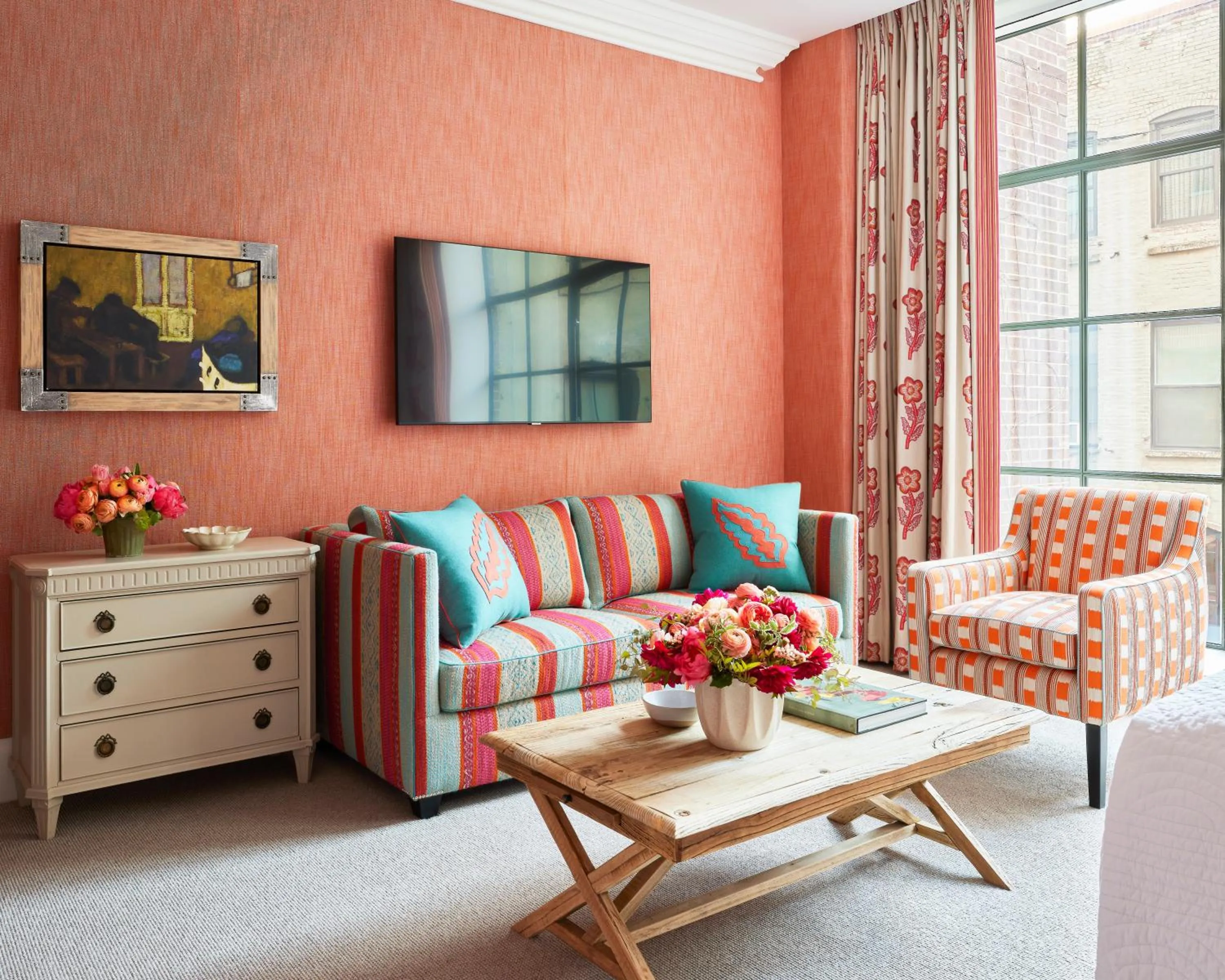 Bedroom in Crosby Street Hotel