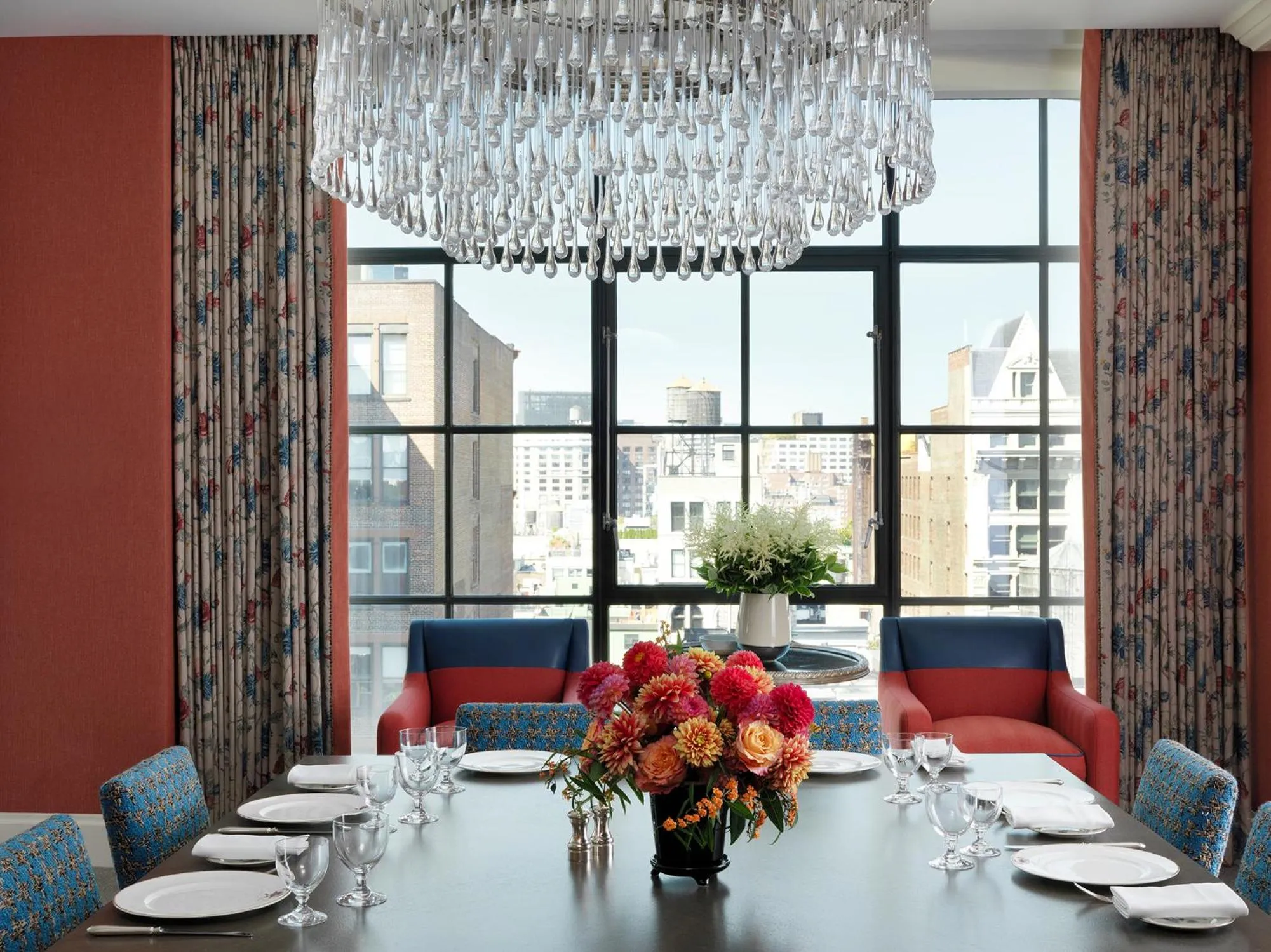 Dining area in Crosby Street Hotel