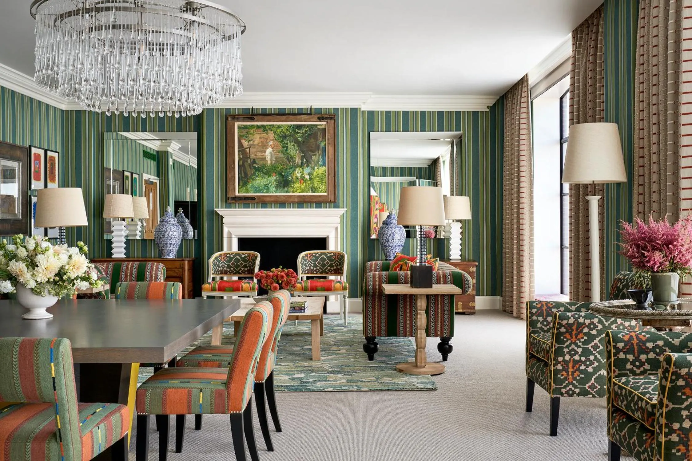 Living room in Crosby Street Hotel