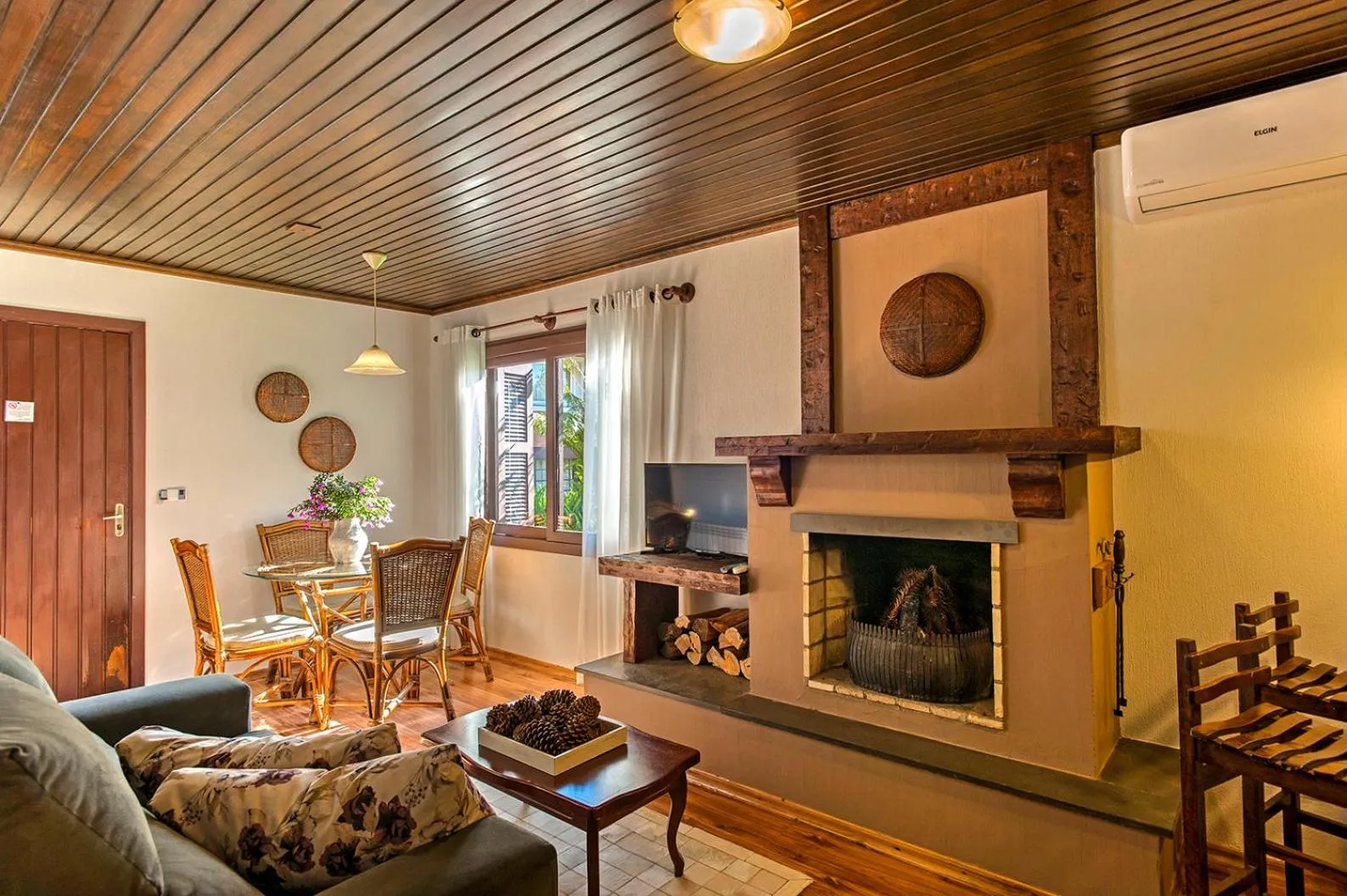 Living room in Hotel Canto Verde