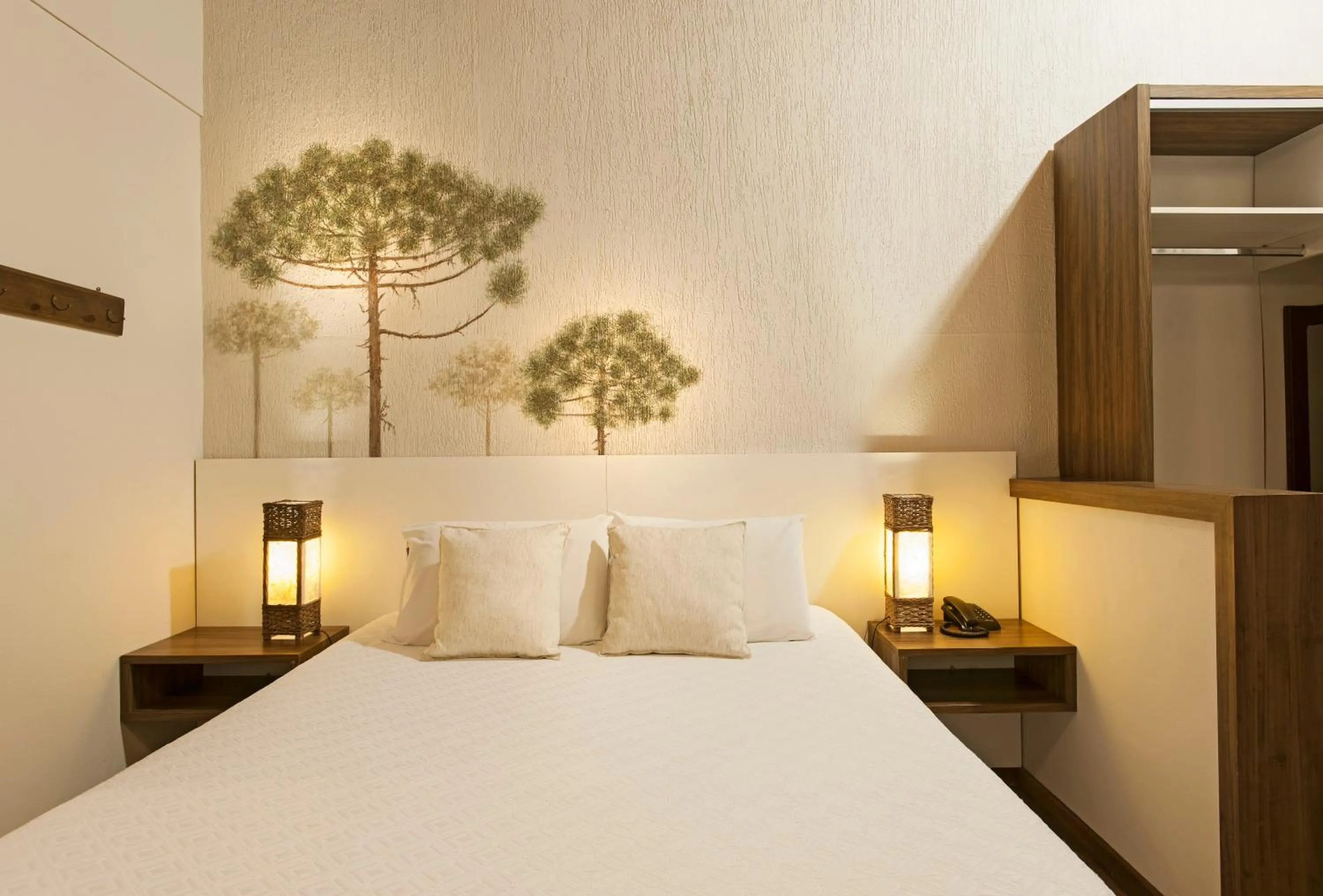 Bed in Hotel Canto Verde