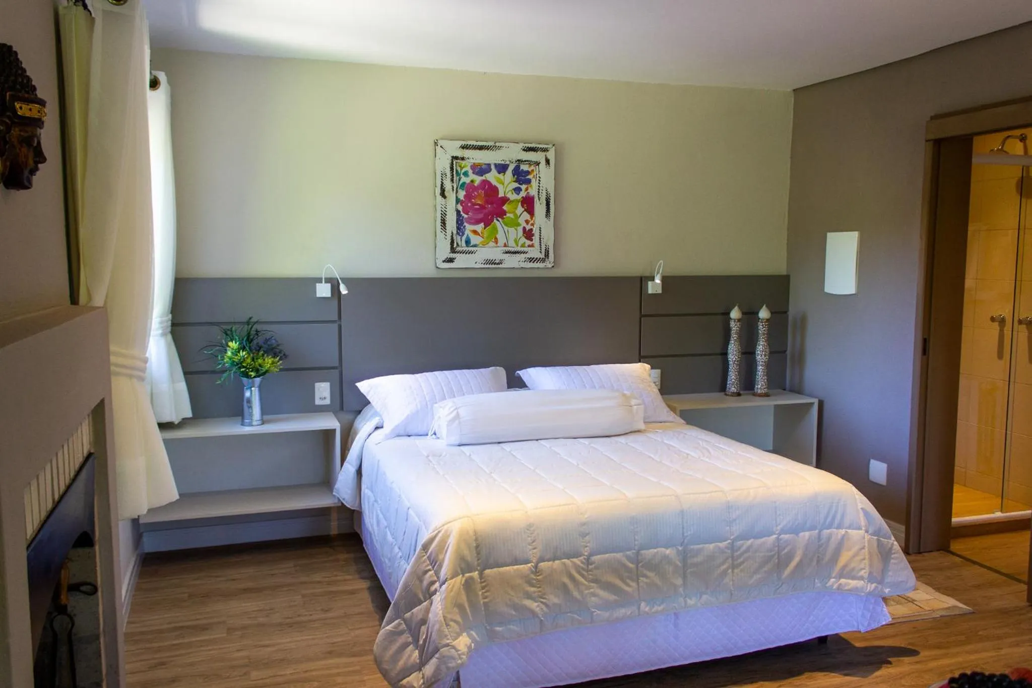 Bed in Hotel Canto Verde