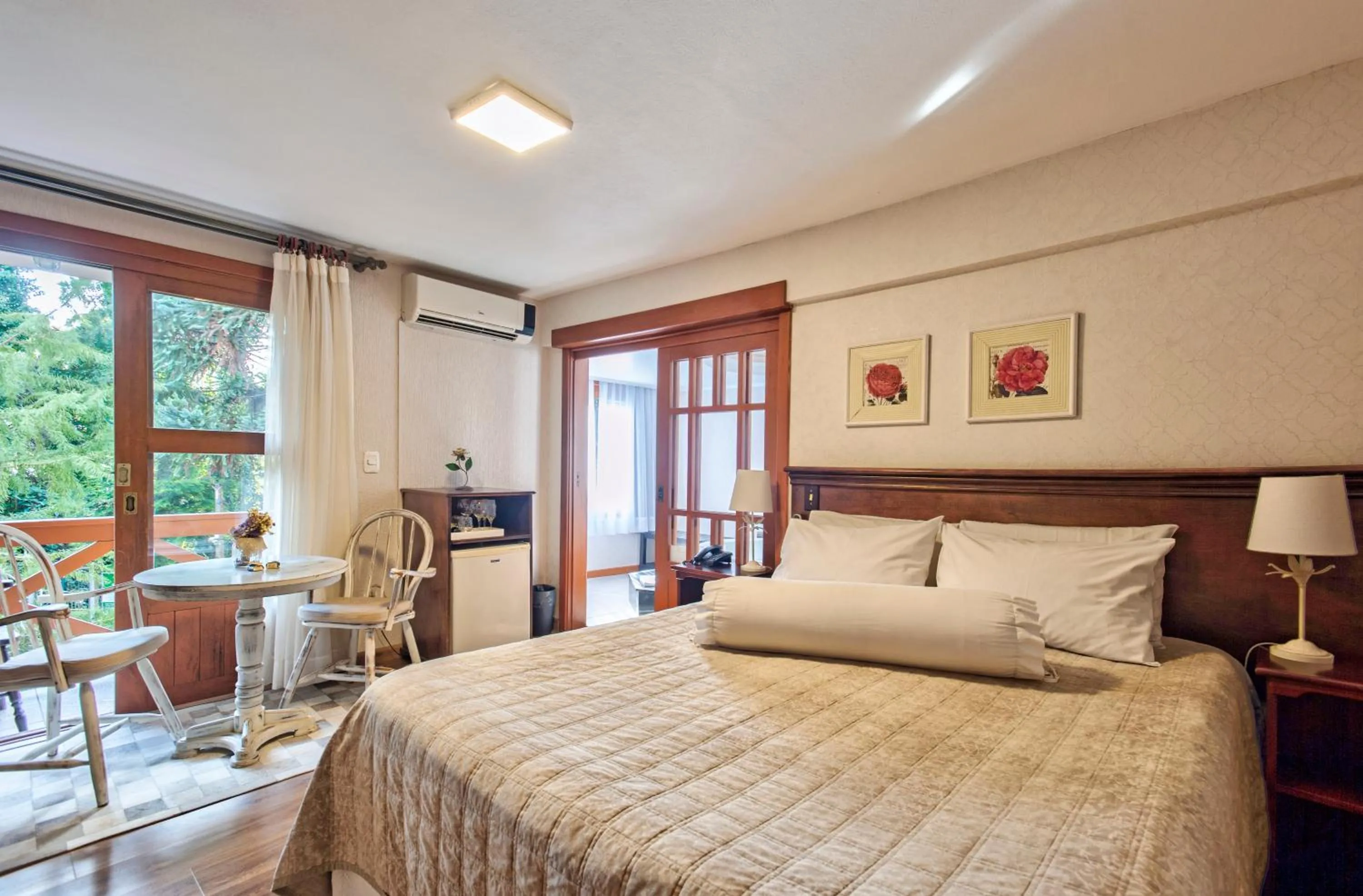 Bed in Hotel Canto Verde