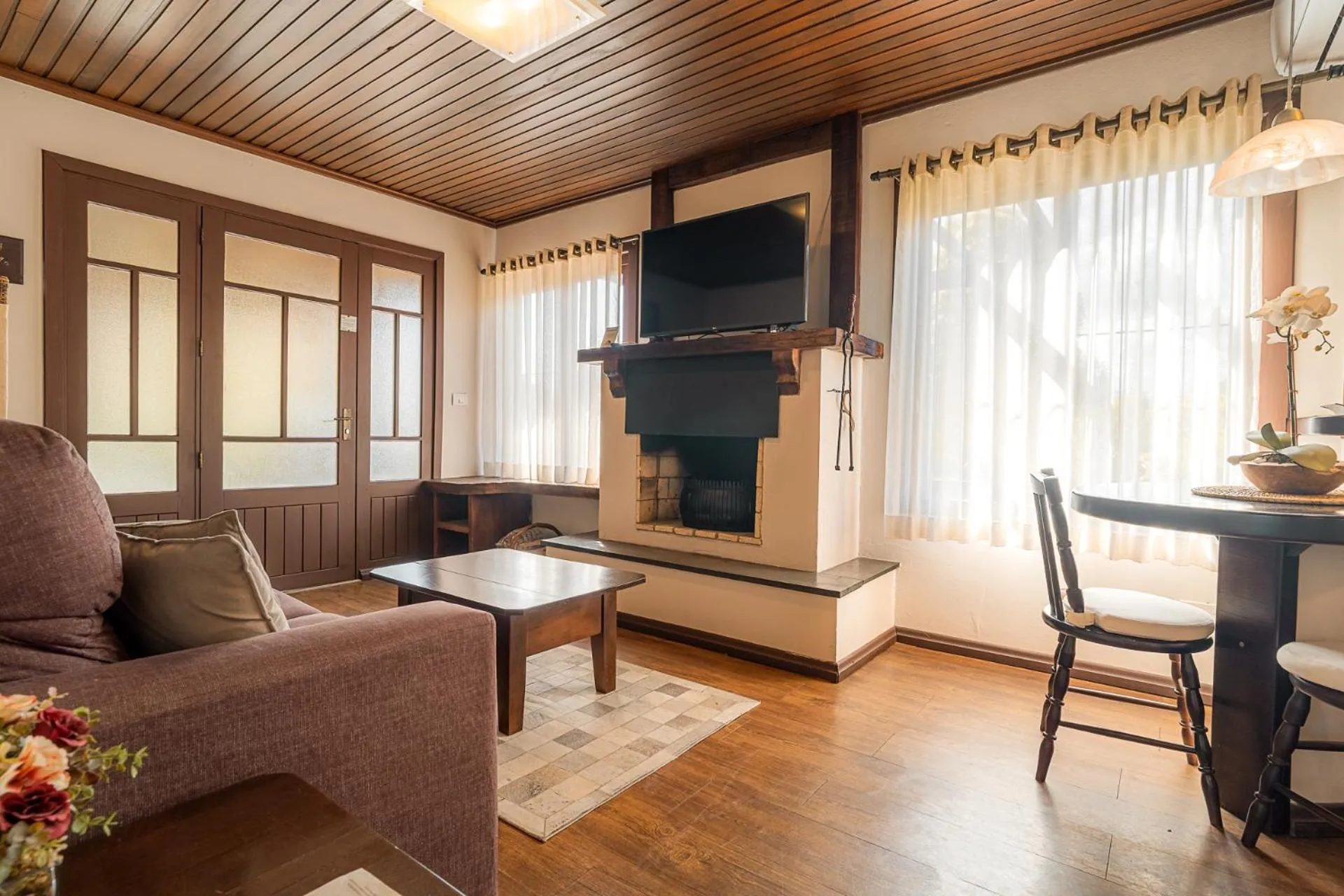 Living room in Hotel Canto Verde