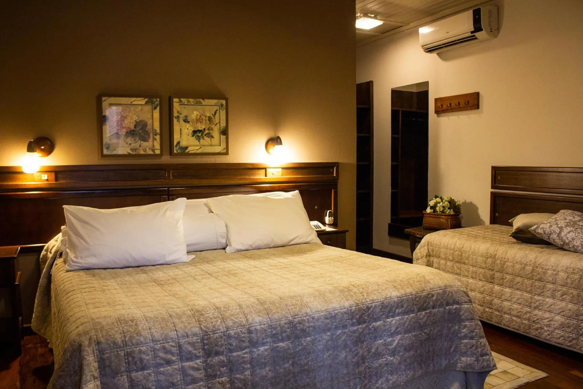 Bed in Hotel Canto Verde