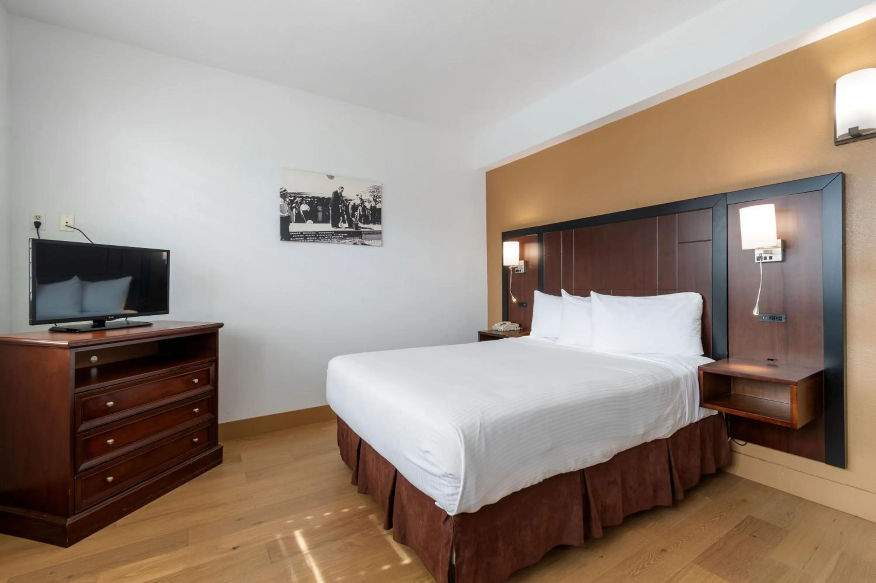 Bed in Lions Gate Hotel