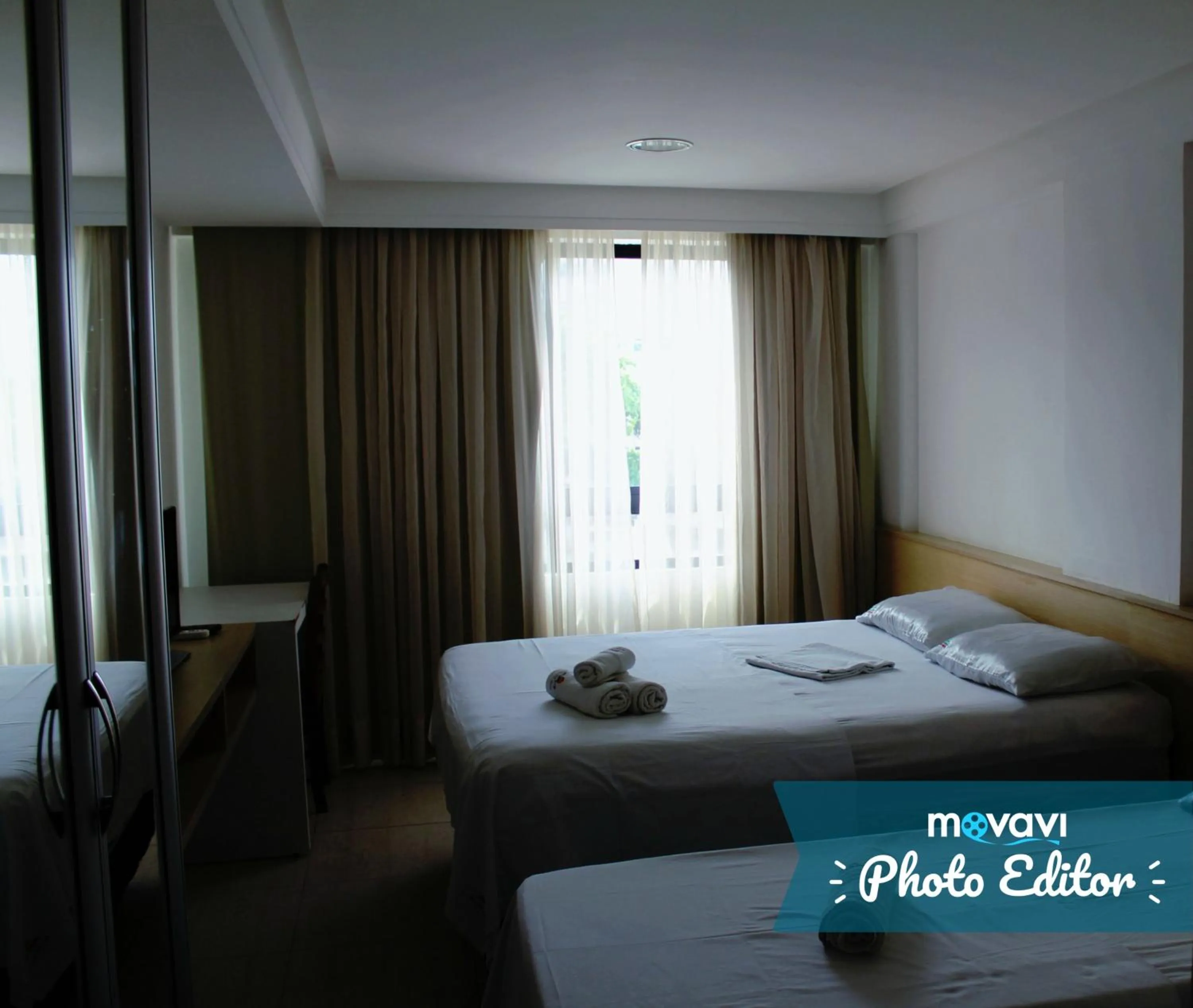 Bed in Flat Mar do Cabo Branco Residence