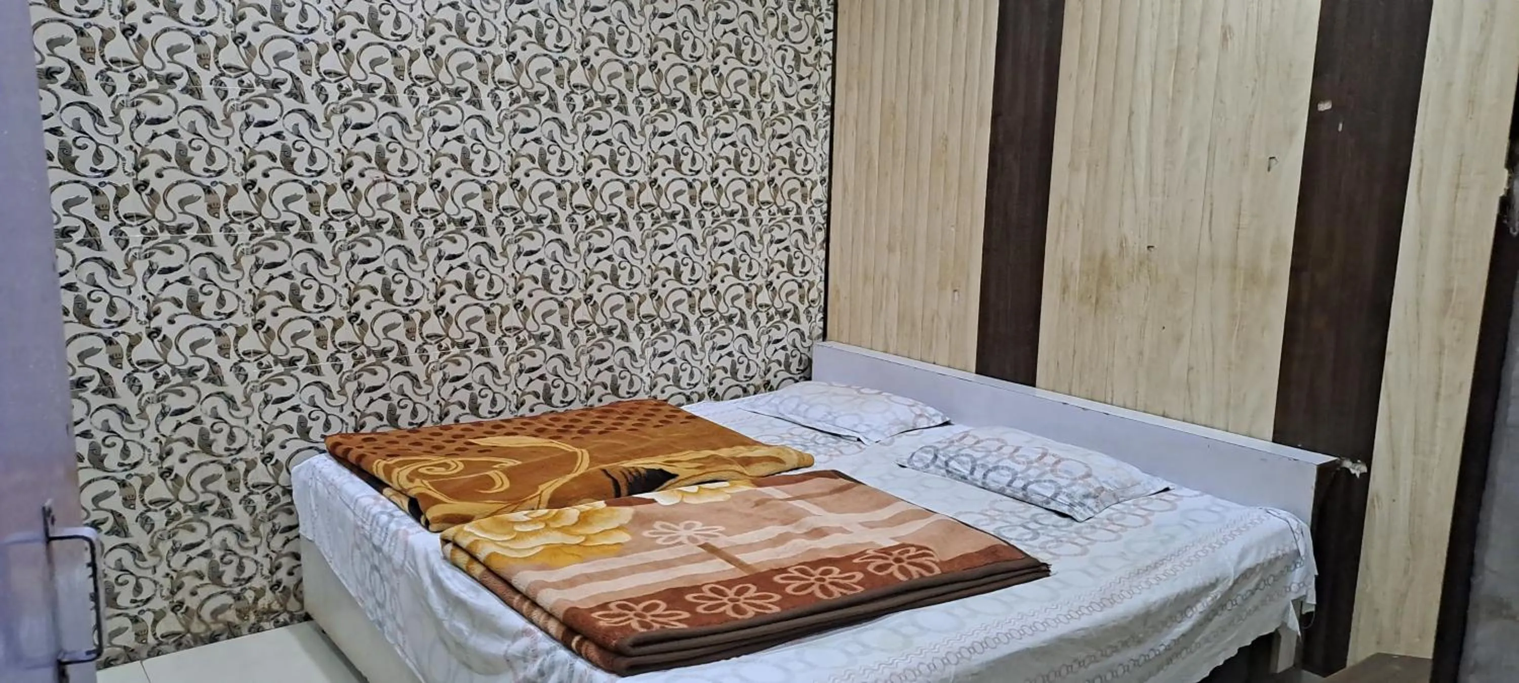 Photo of the whole room, Bed in Hotel Vrindavan