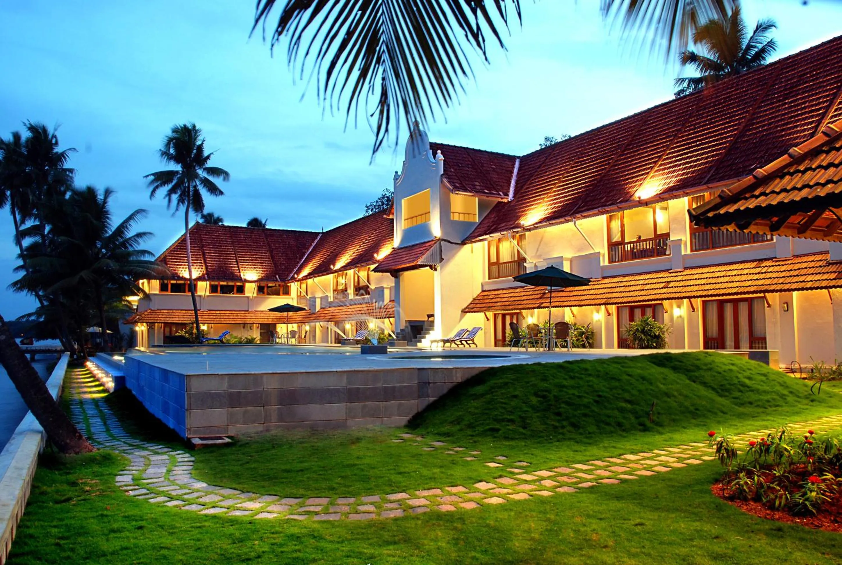 Facade/entrance in Lemon Tree Vembanad Lake Resort, Kerala