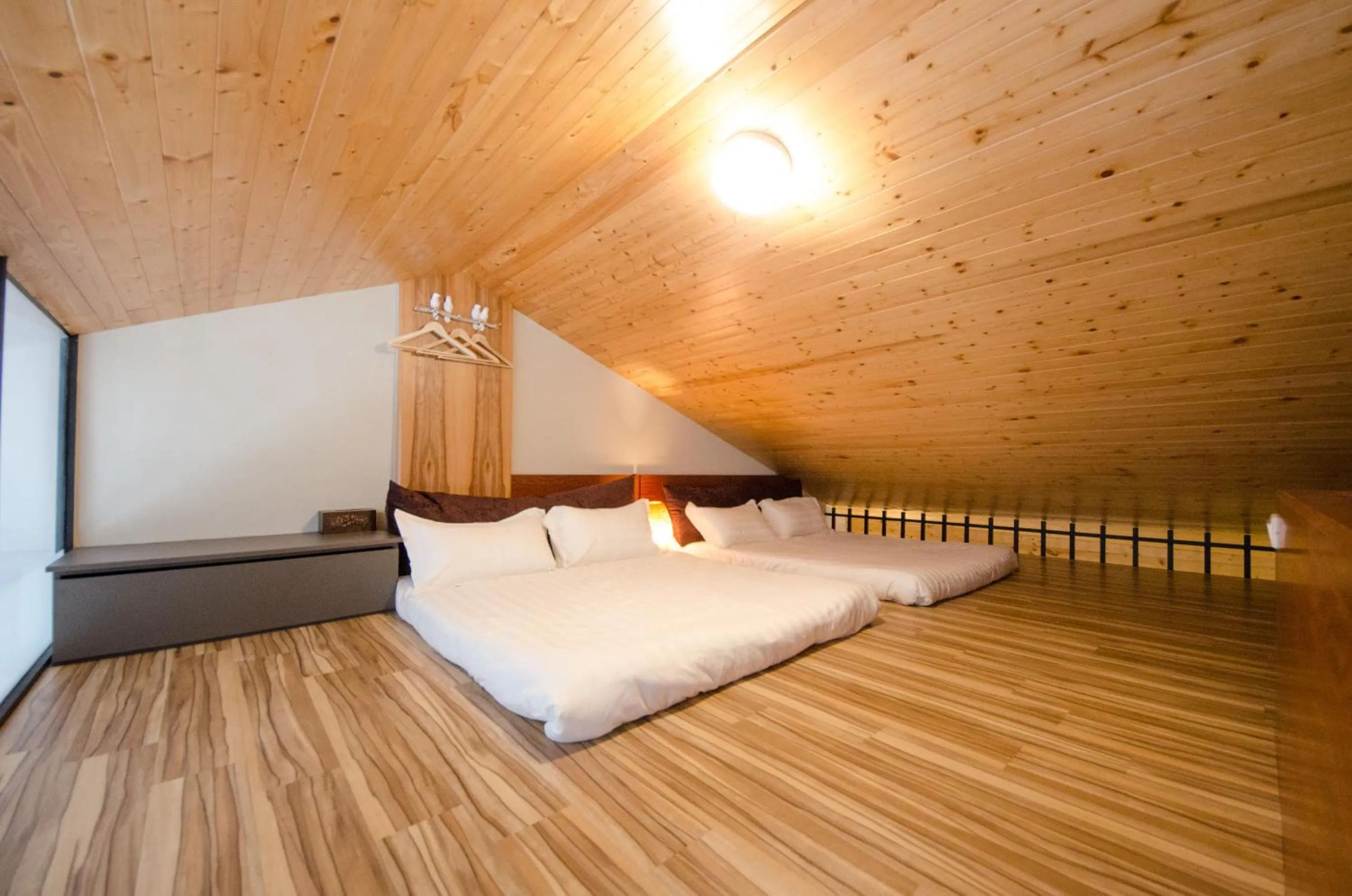 Bed in Tainan Travel Inn